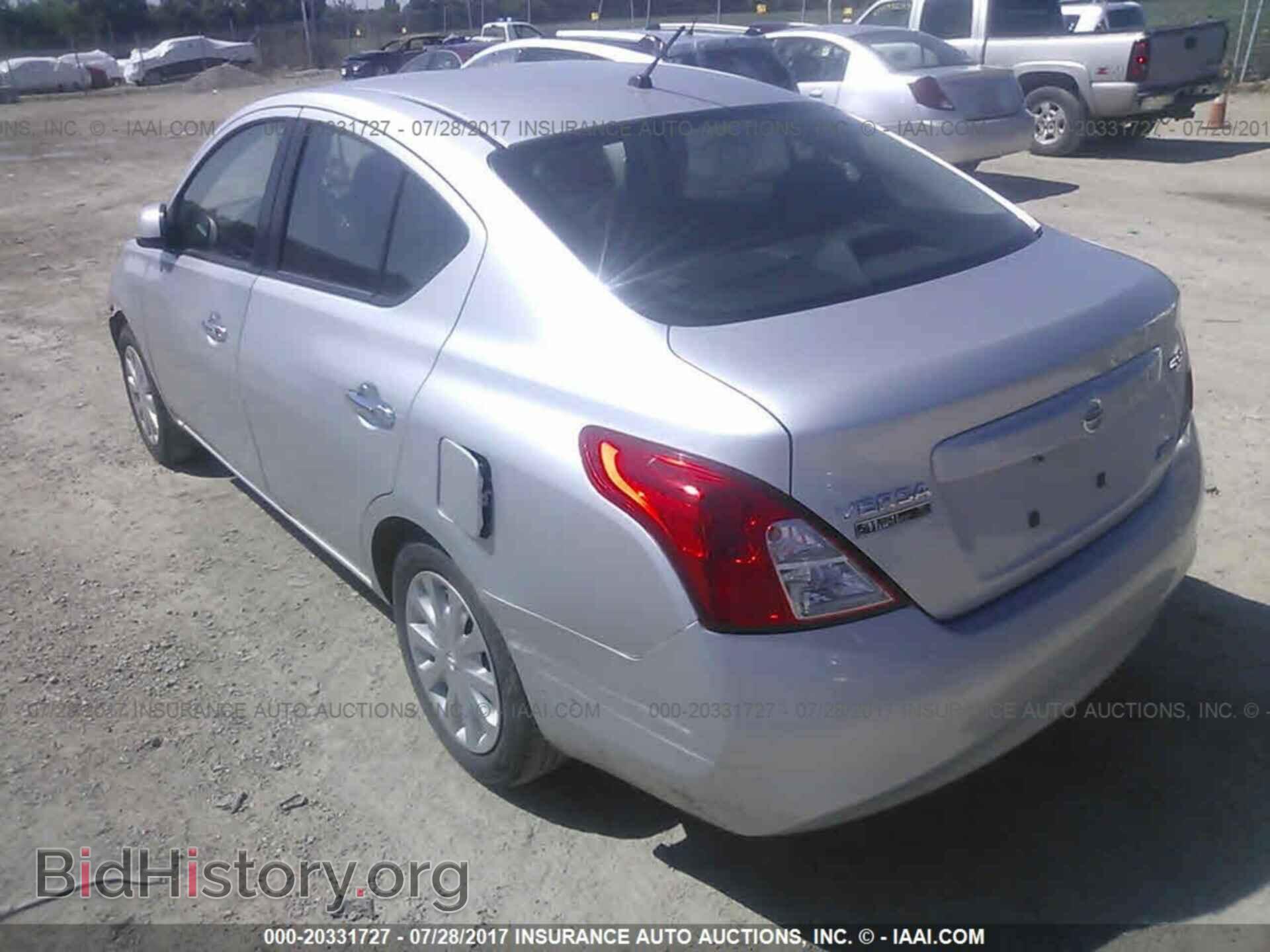 2012 Nissan Versa - VIN: 3N1CN7AP1CL801758 - Фото 3
