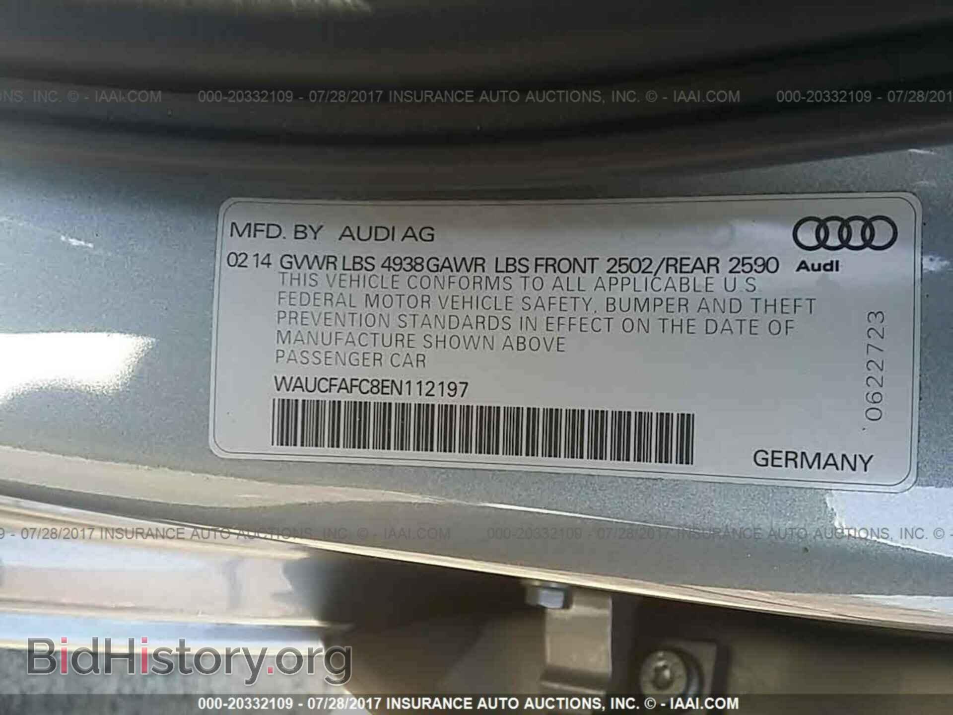 2014 Audi A6 - VIN: WAUCFAFC8EN112197 - Photo 9
