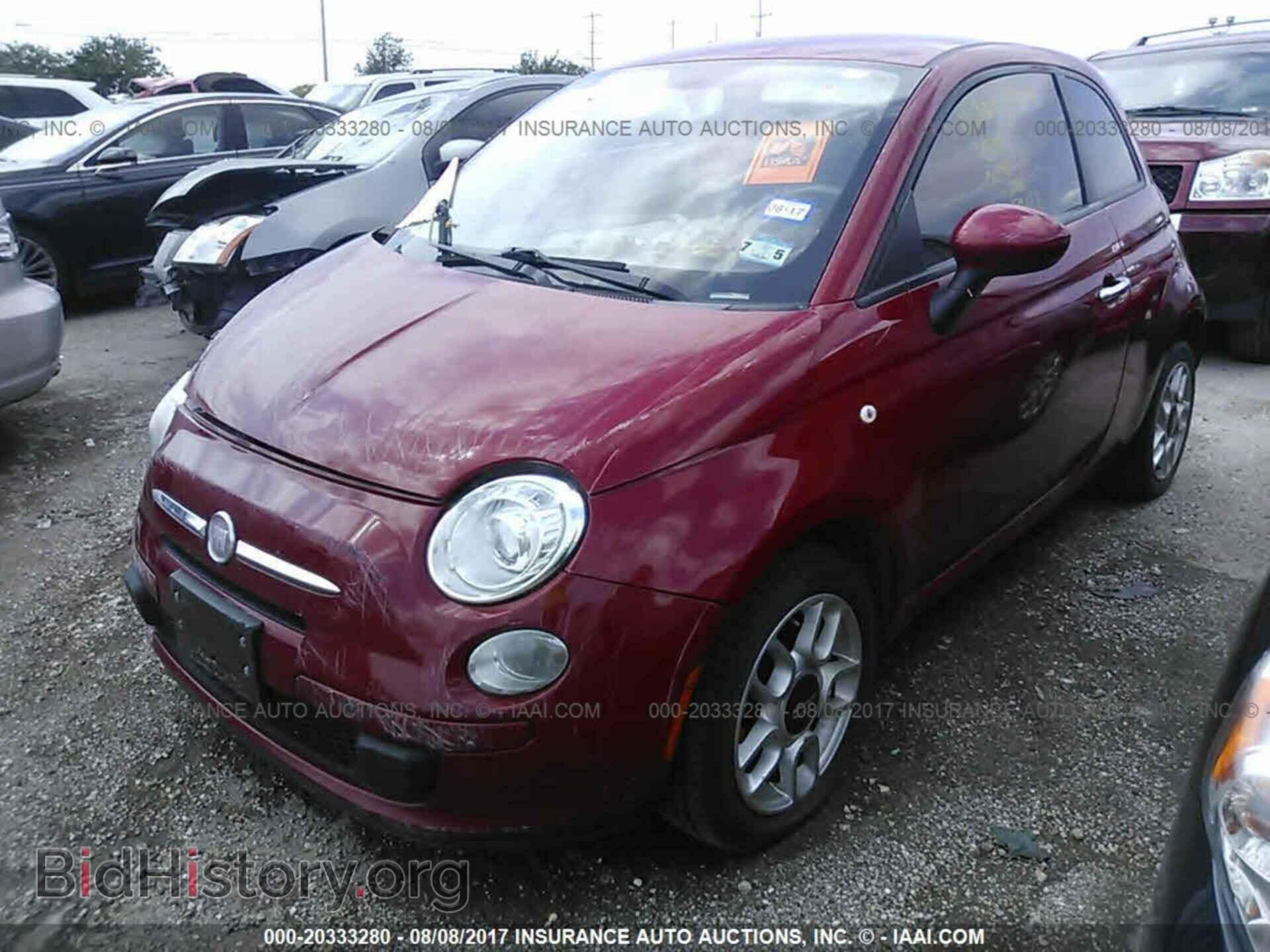 2012 Fiat 500 - VIN: 3C3CFFAR0CT385020 - Photo 2