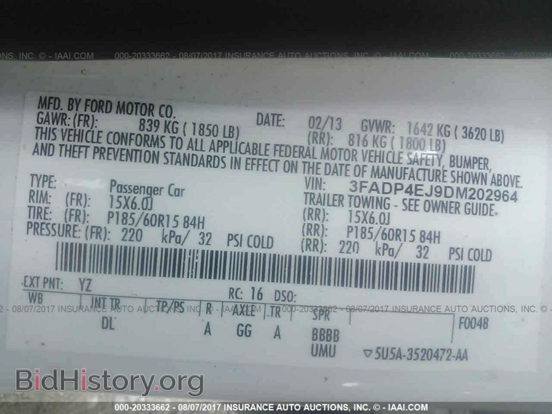 2013 Ford Fiesta - VIN: 3FADP4EJ9DM202964 - Photo 9