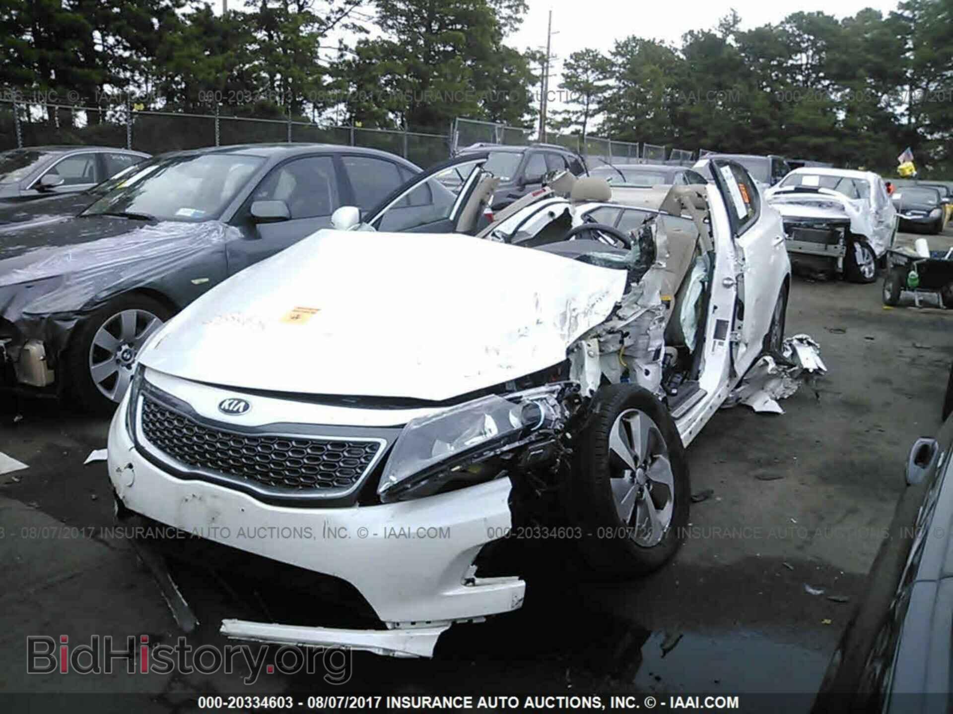 2015 Kia Optima - VIN: KNAGN4AD2F5091581 - Фото 2