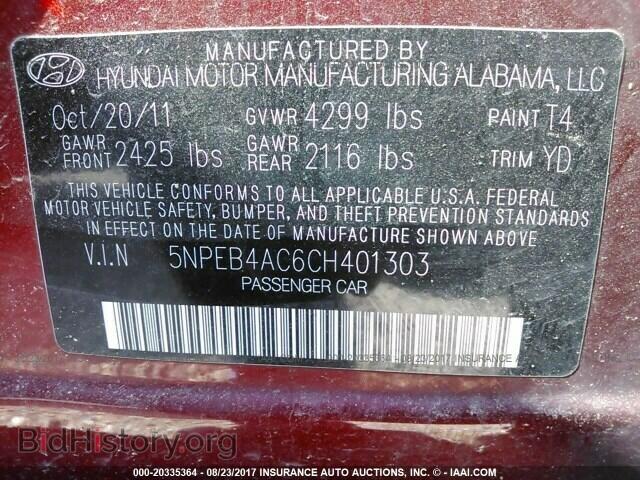 2012 Hyundai Sonata - VIN: 5NPEB4AC6CH401303 - Photo 9