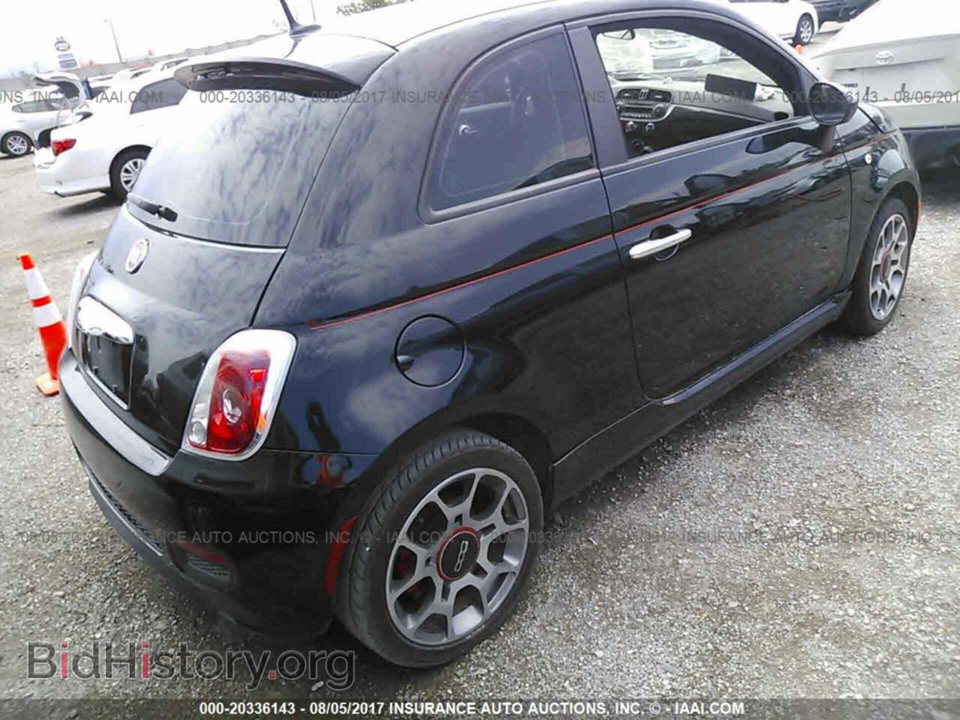 2012 Fiat 500 - VIN: 3C3CFFBR2CT352857 - Фото 4