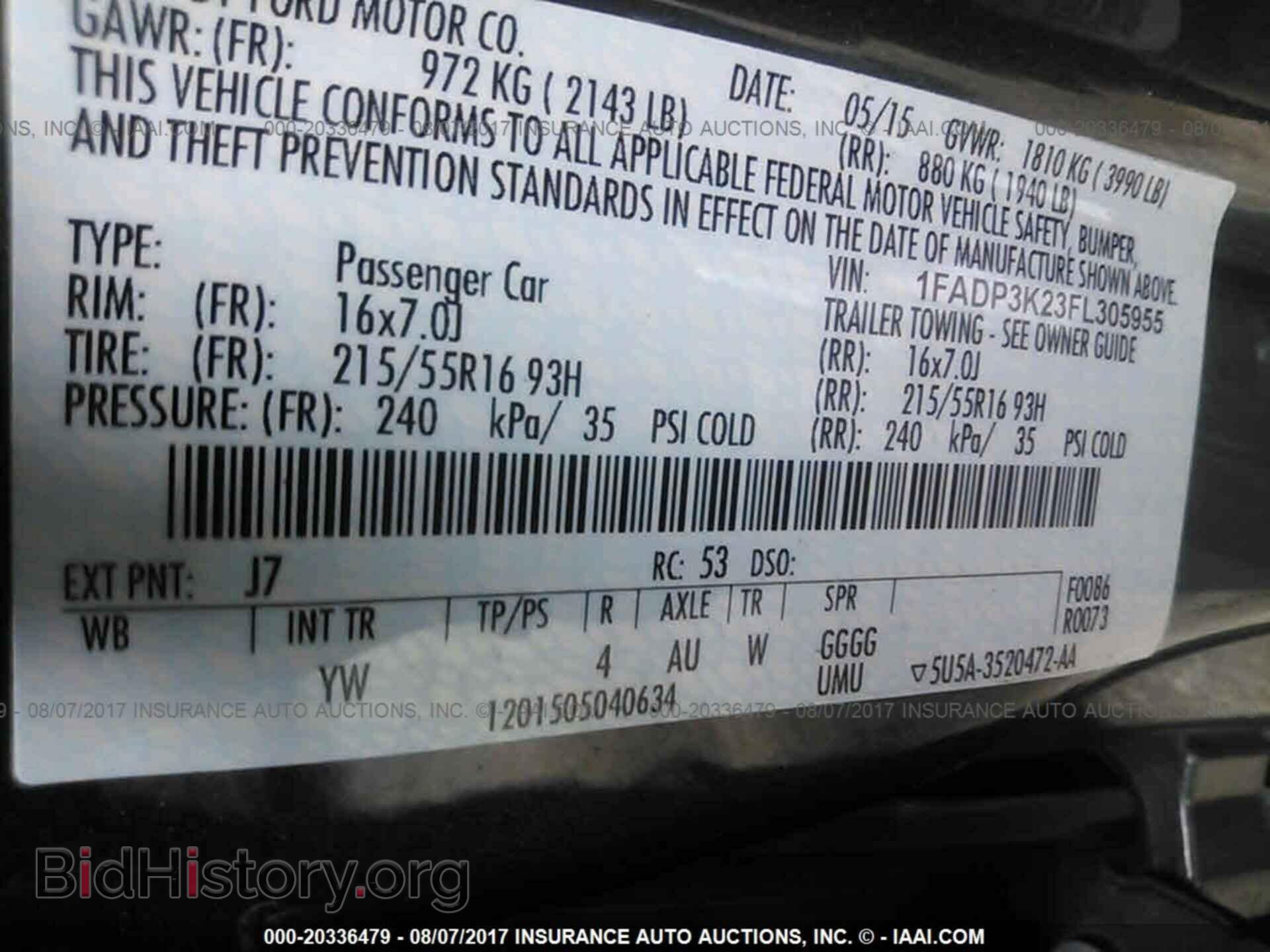 2015 Ford Focus - VIN: 1FADP3K23FL305955 - Photo 9