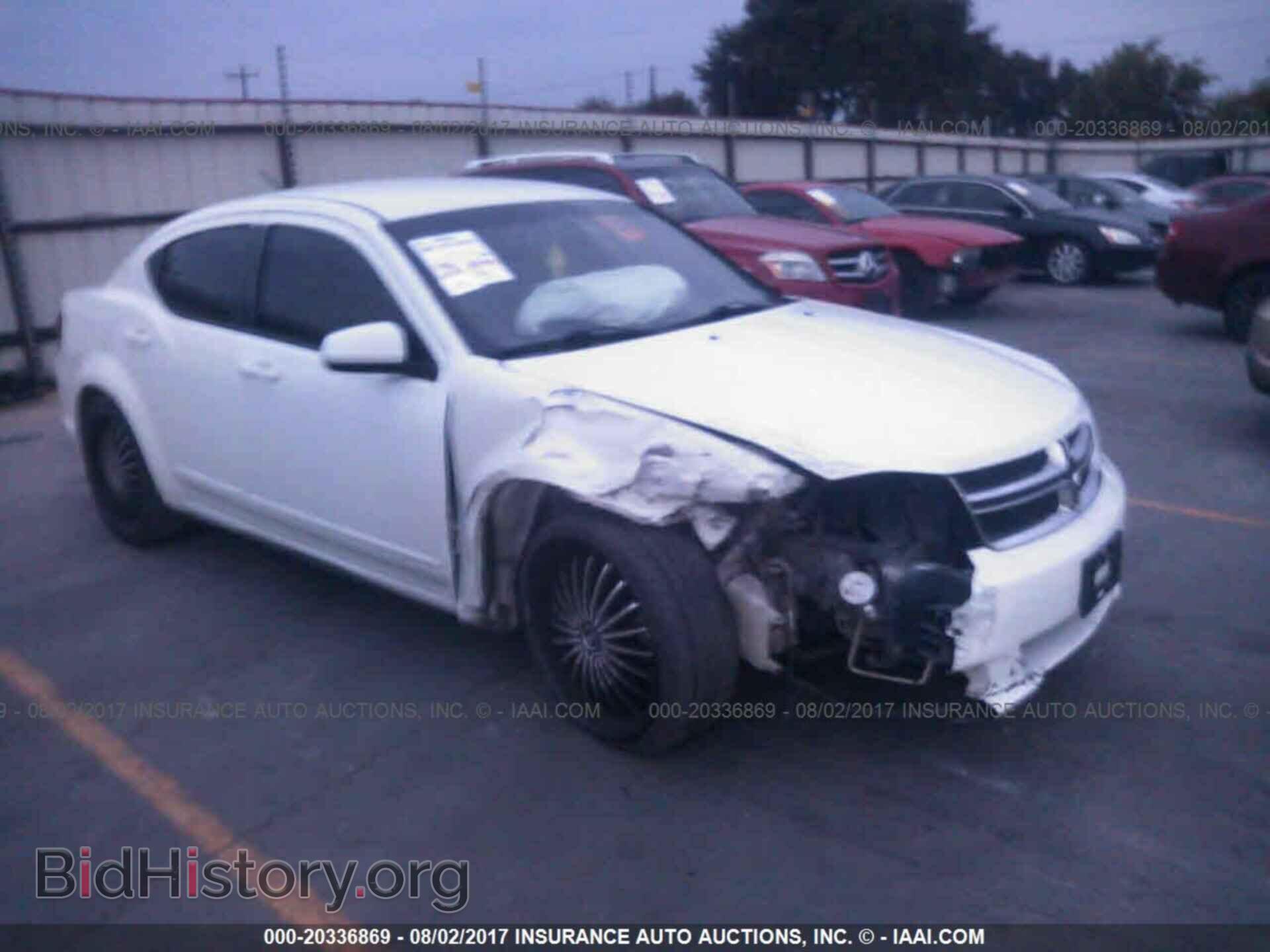 Photo 1C3CDZCBXCN156285 - Dodge Avenger 2012