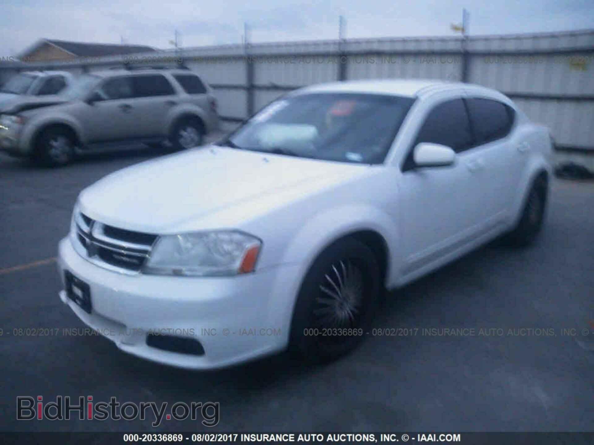 2012 Dodge Avenger - VIN: 1C3CDZCBXCN156285 - Фото 2