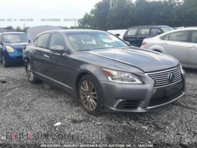 2014 Lexus LS 460, серый — VIN JTHCL5EF2E5022928, IAAI