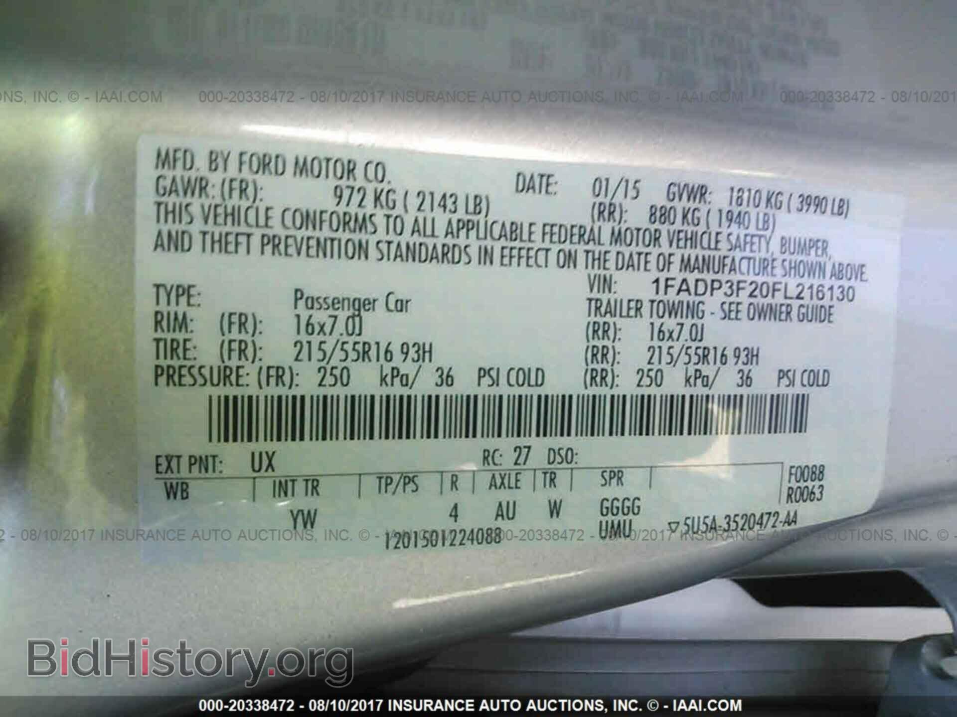 2015 Ford Focus - VIN: 1FADP3F20FL216130 - Photo 9