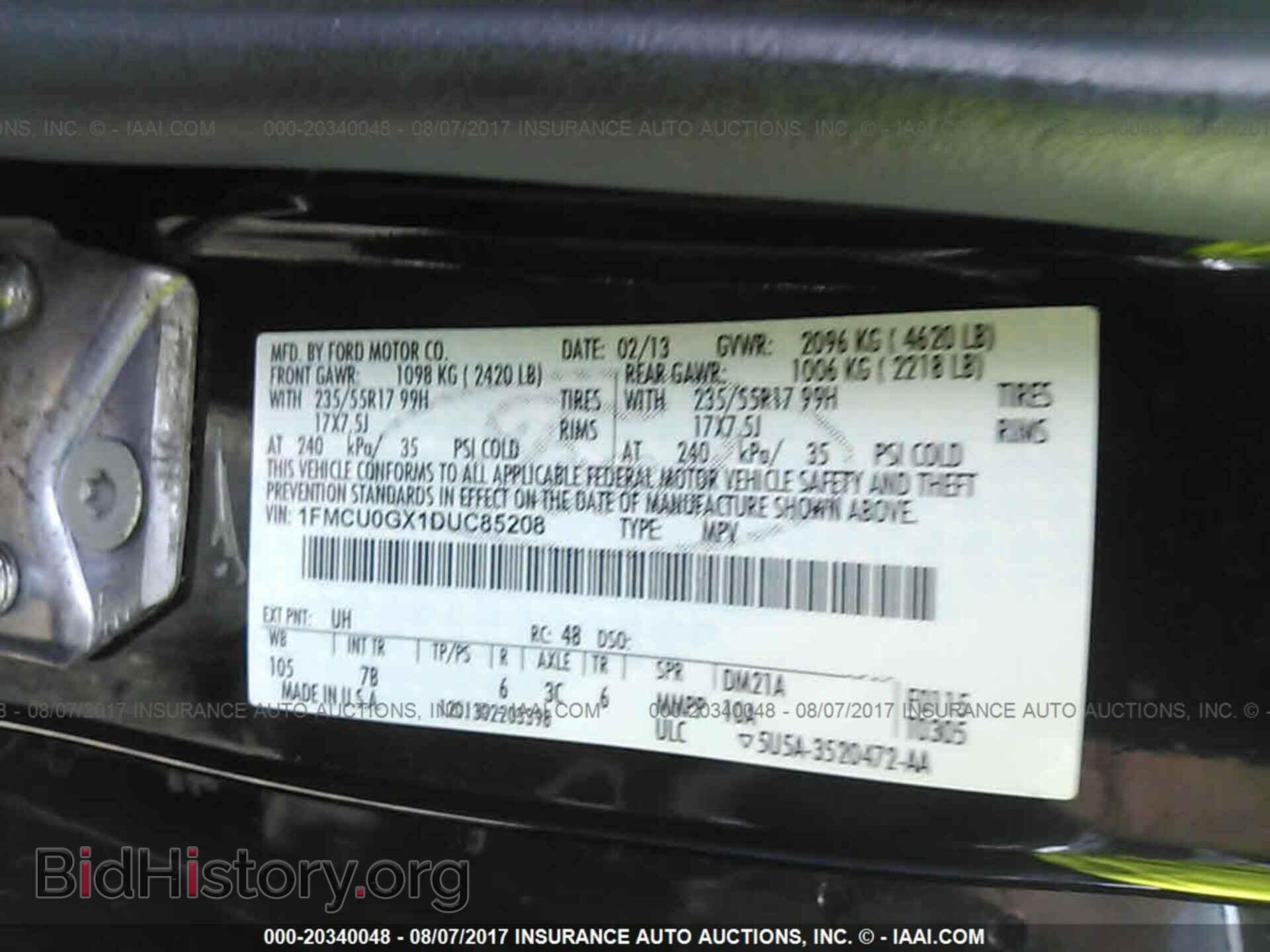 2013 Ford Escape - VIN: 1FMCU0GX1DUC85208 - Photo 9