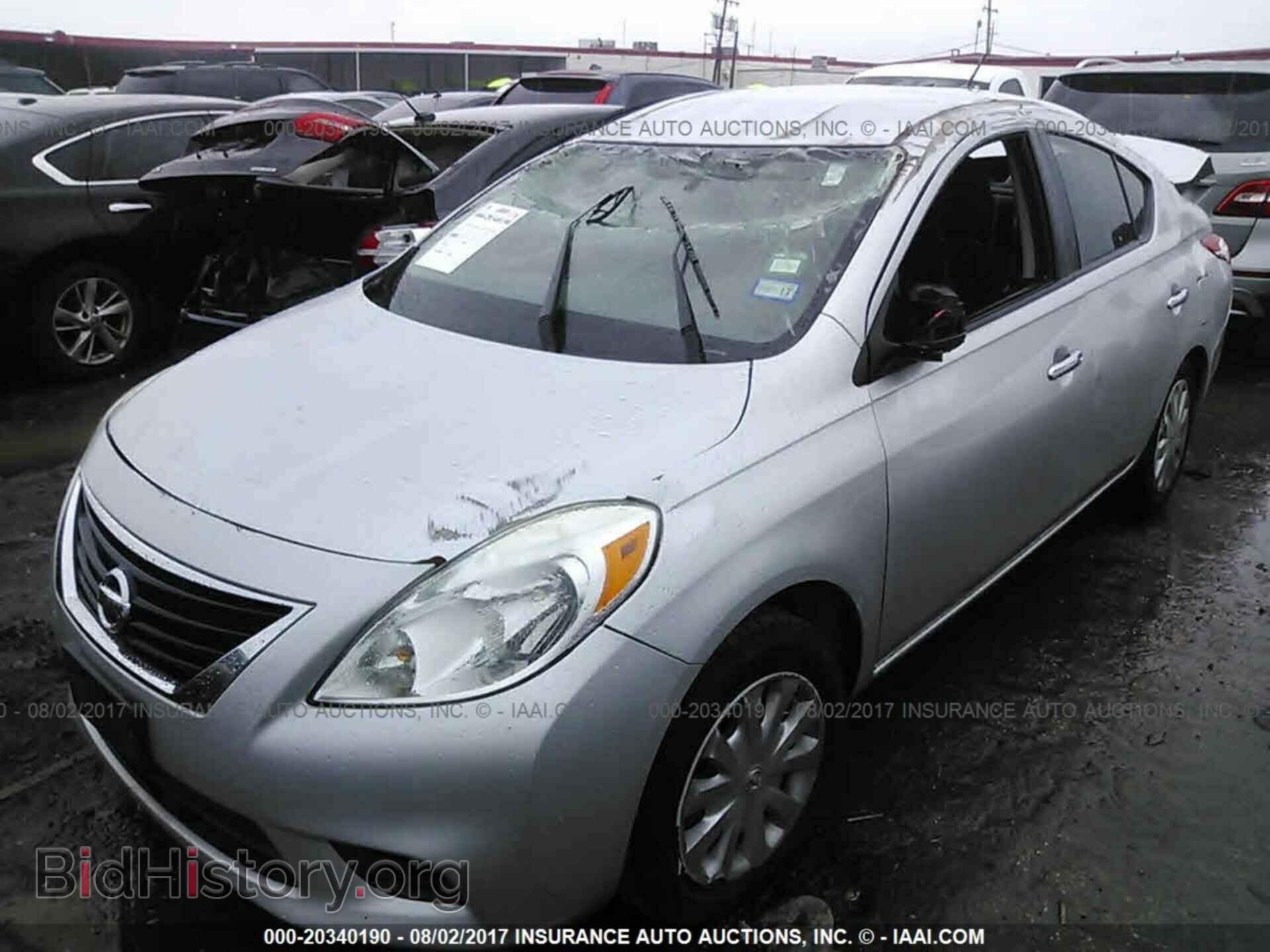 2012 Nissan Versa - VIN: 3N1CN7AP3CL930116 - Фото 2
