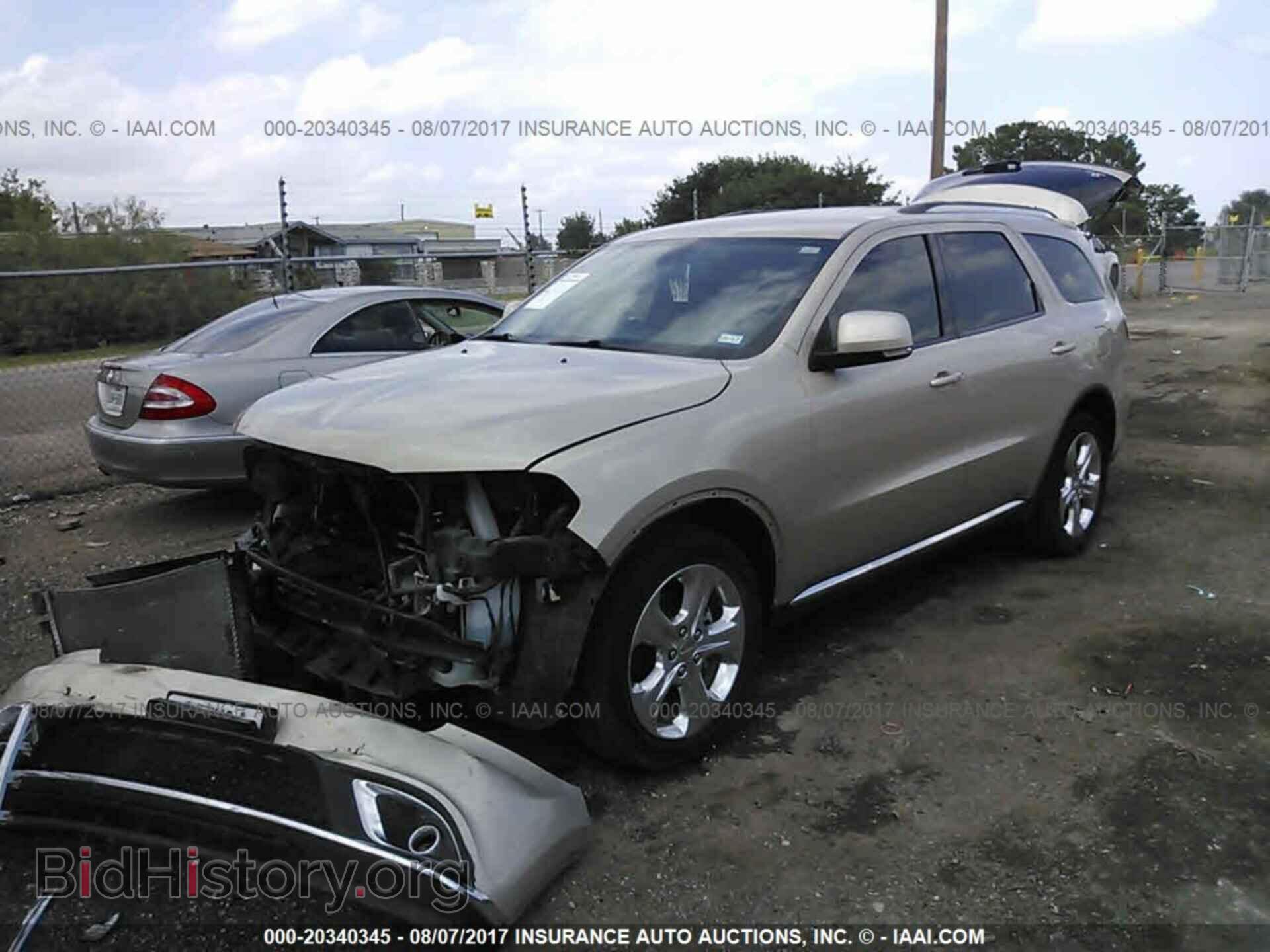 2014 Dodge Durango - VIN: 1C4RDHDG2EC419491 - Фото 2