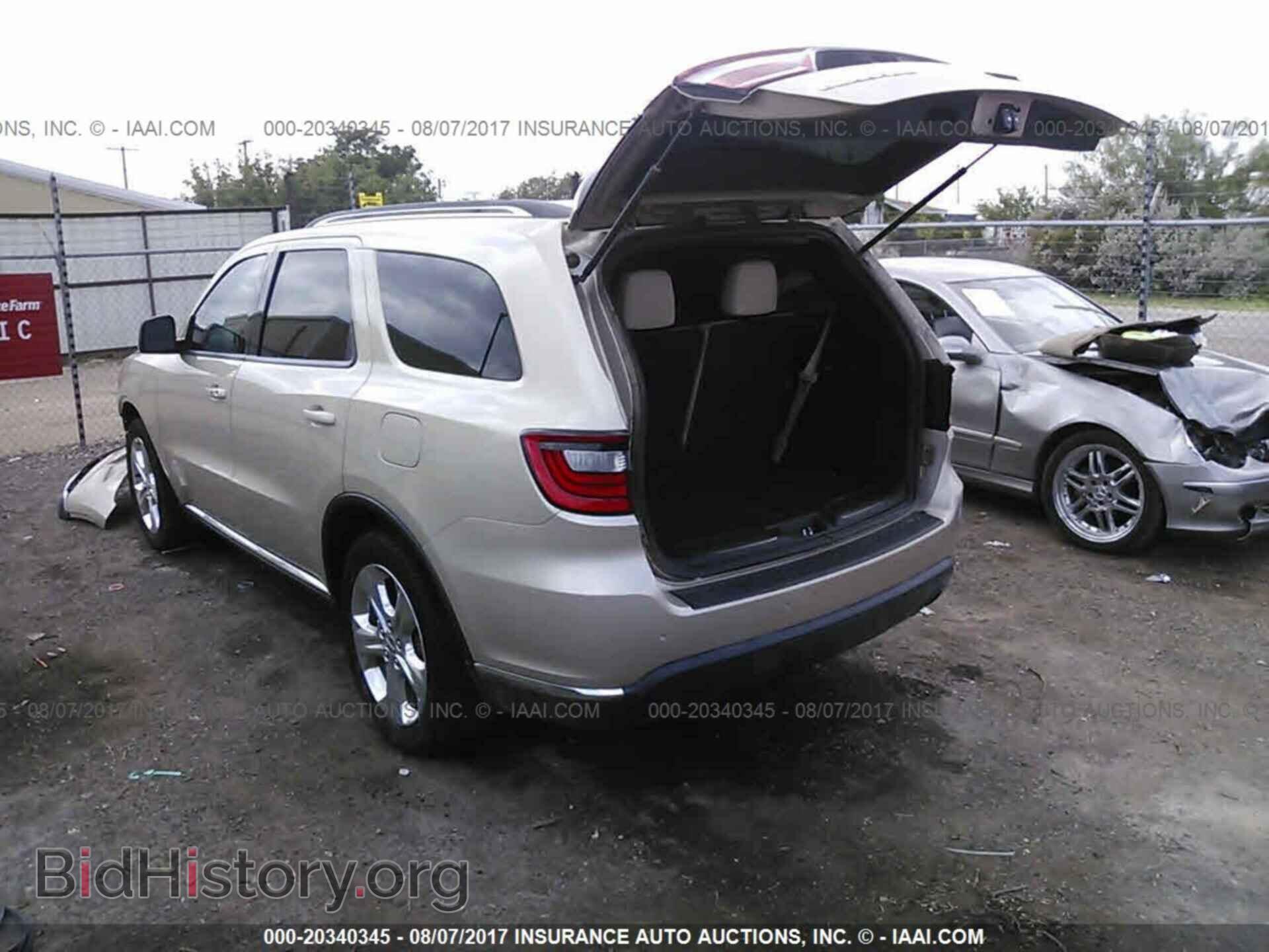 2014 Dodge Durango - VIN: 1C4RDHDG2EC419491 - Фото 3