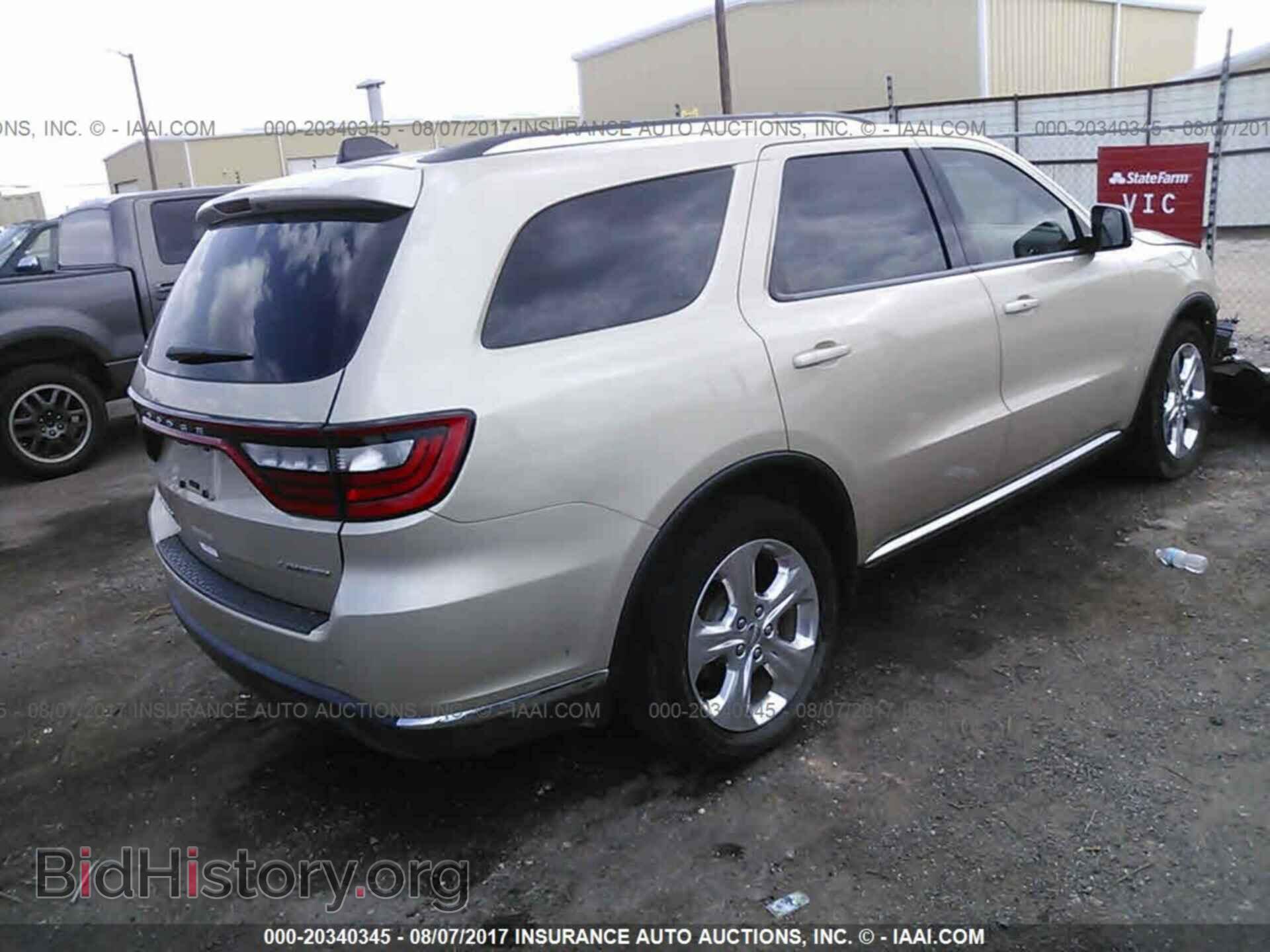 2014 Dodge Durango - VIN: 1C4RDHDG2EC419491 - Фото 4