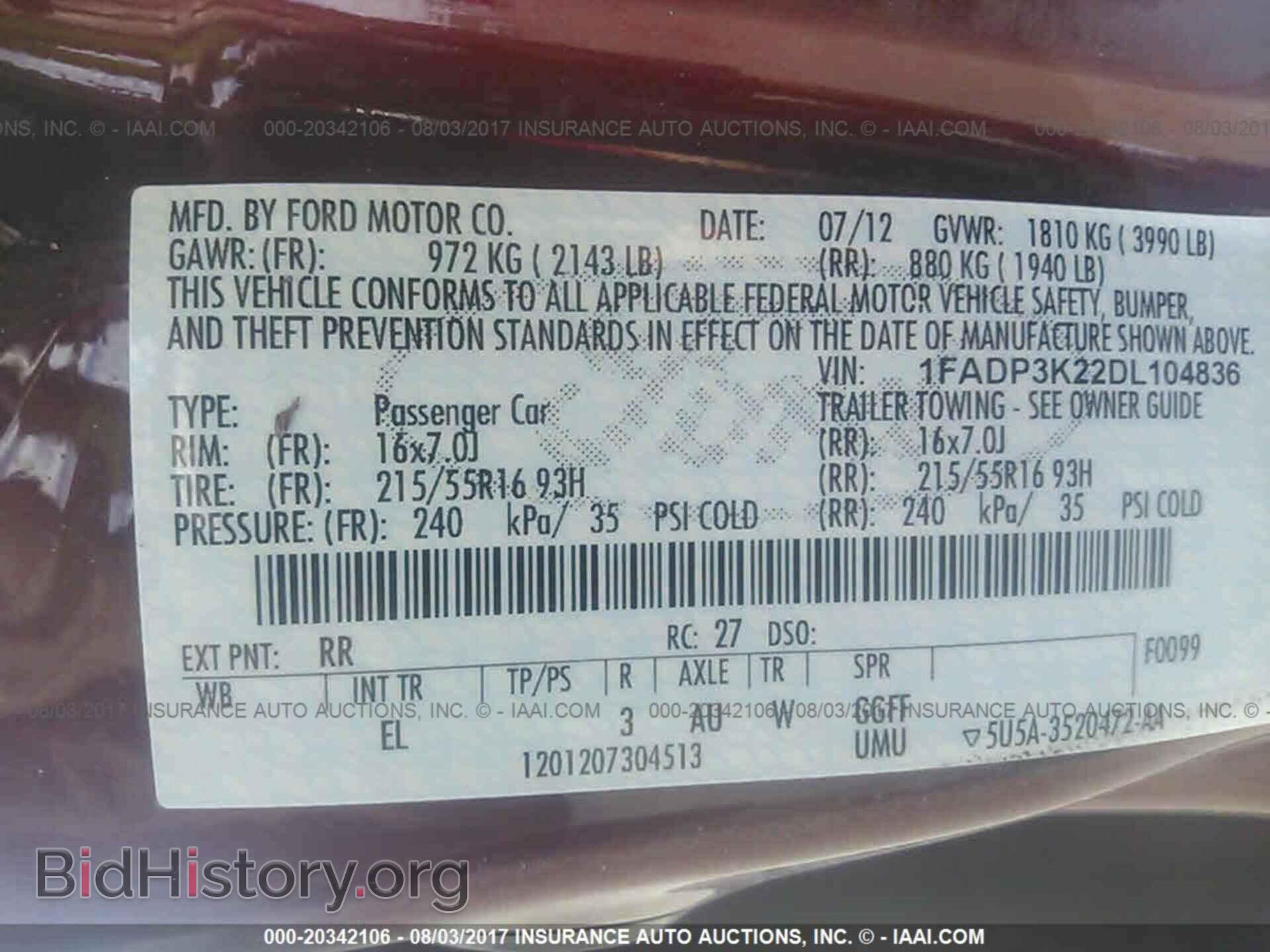 2013 Ford Focus - VIN: 1FADP3K22DL104836 - Photo 9