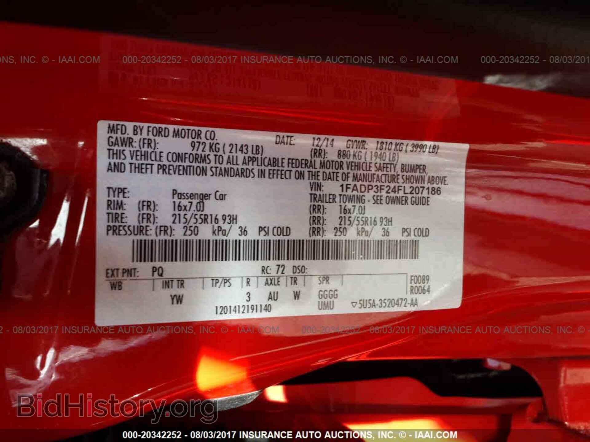2015 Ford Focus - VIN: 1FADP3F24FL207186 - Фото 9