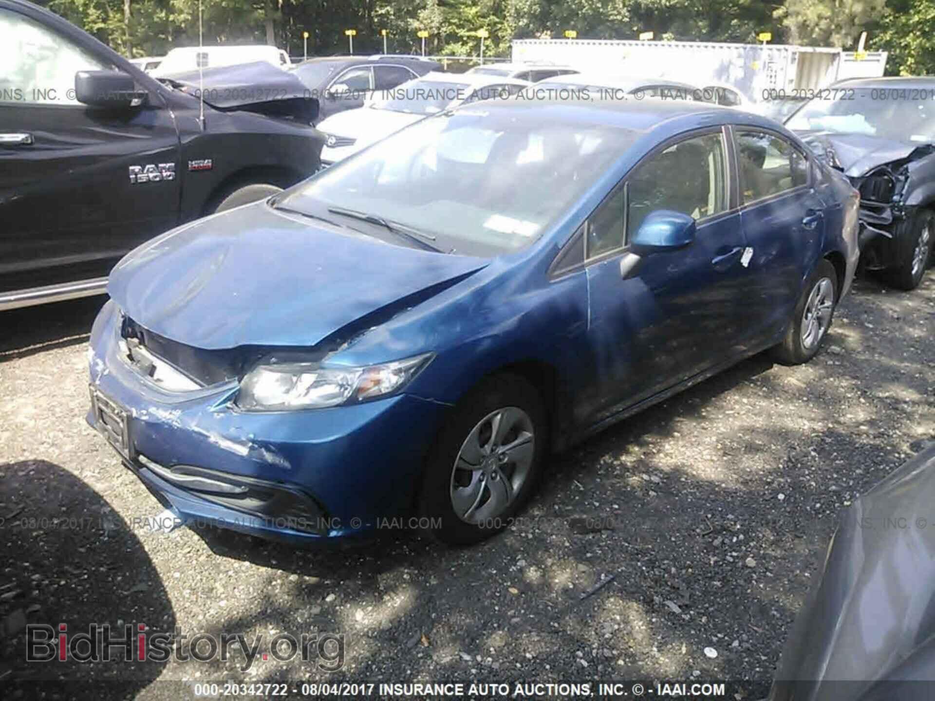 2013 Honda Civic - VIN: 2HGFB2F54DH527951 - Фото 2