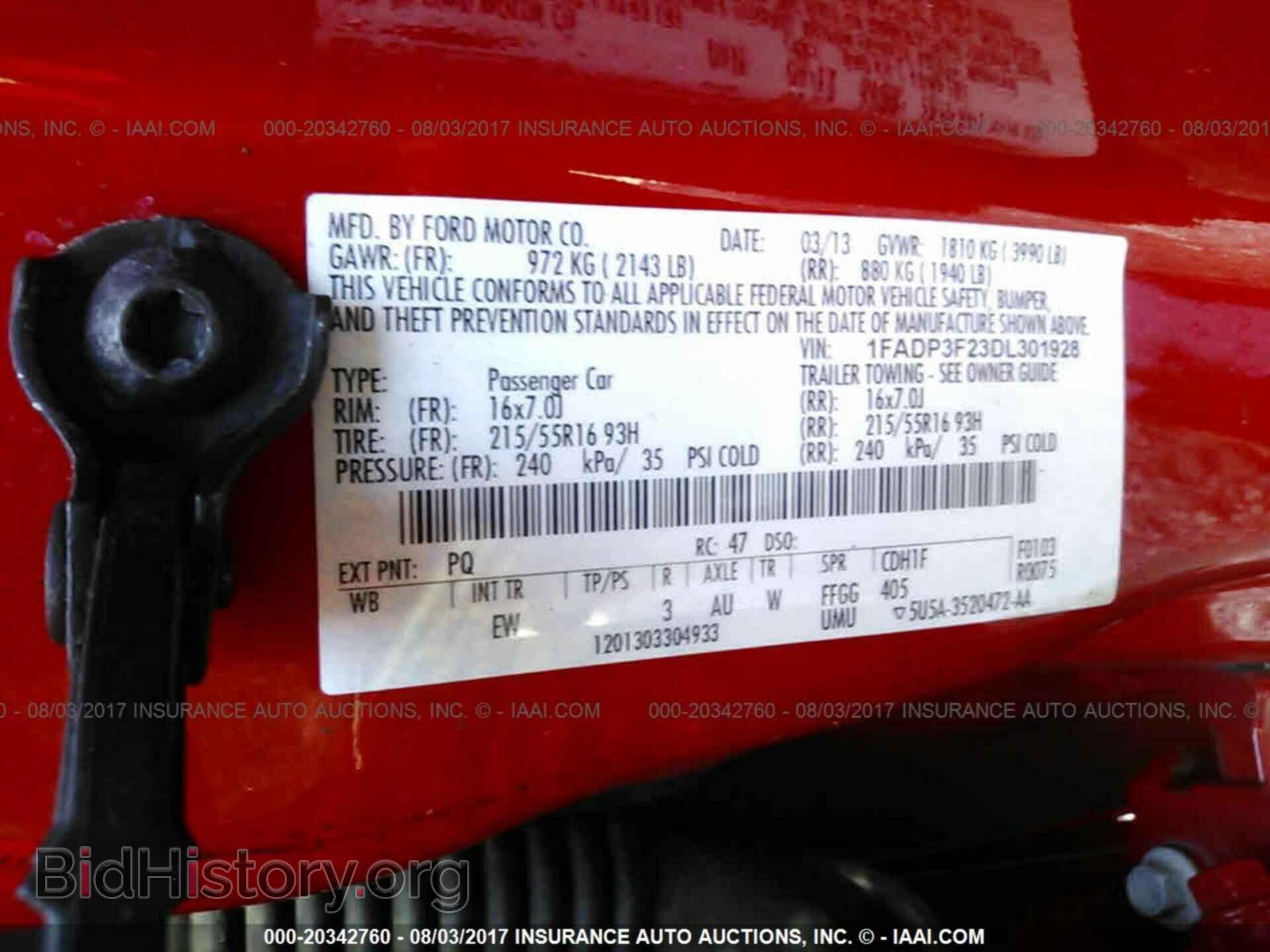 2013 Ford Focus - VIN: 1FADP3F23DL301928 - Фото 9