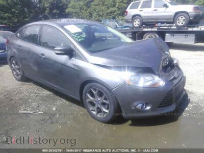 2014 Ford FOCUS, gray — VIN 1FADP3F29EL115666, IAAI