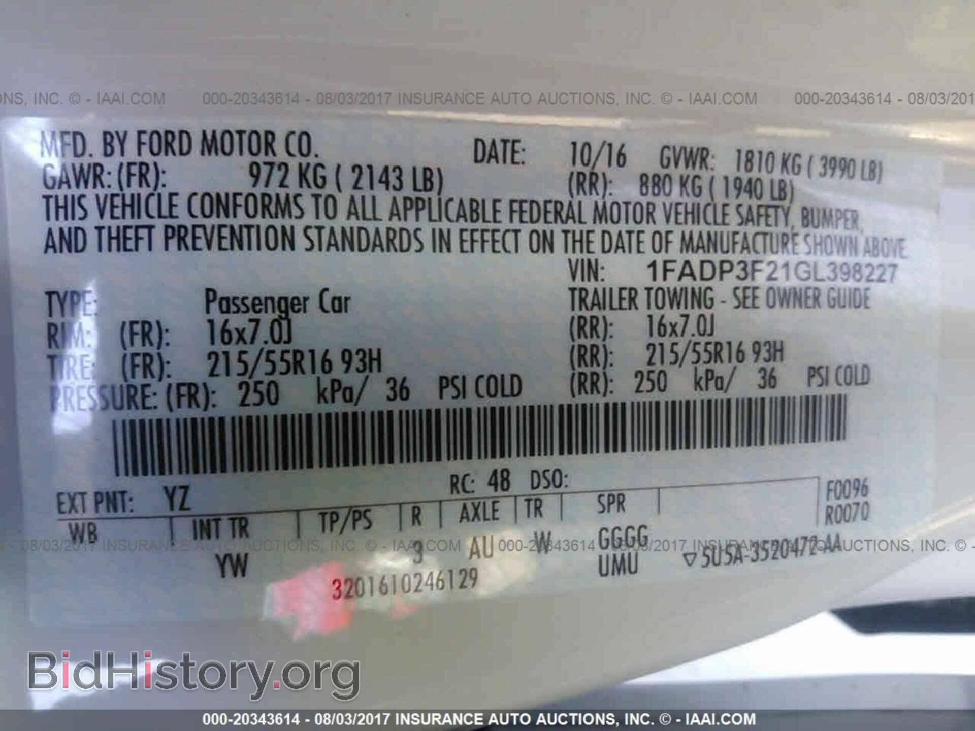 2016 Ford Focus - VIN: 1FADP3F21GL398227 - Photo 9