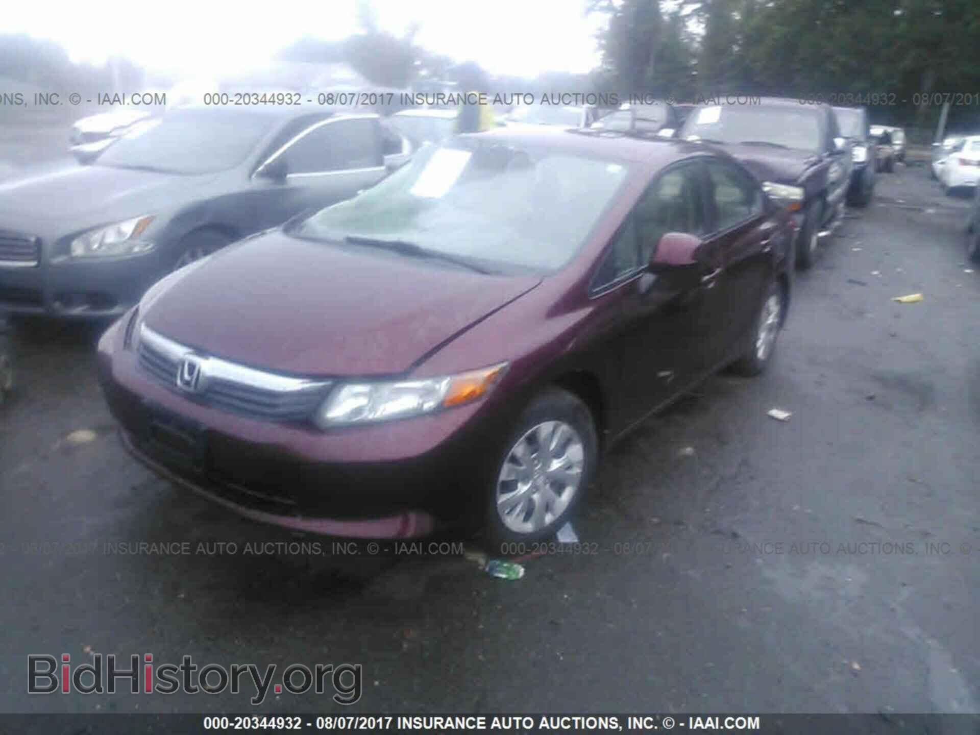 2012 Honda Civic - VIN: 19XFB2F50CE326752 - Фото 2
