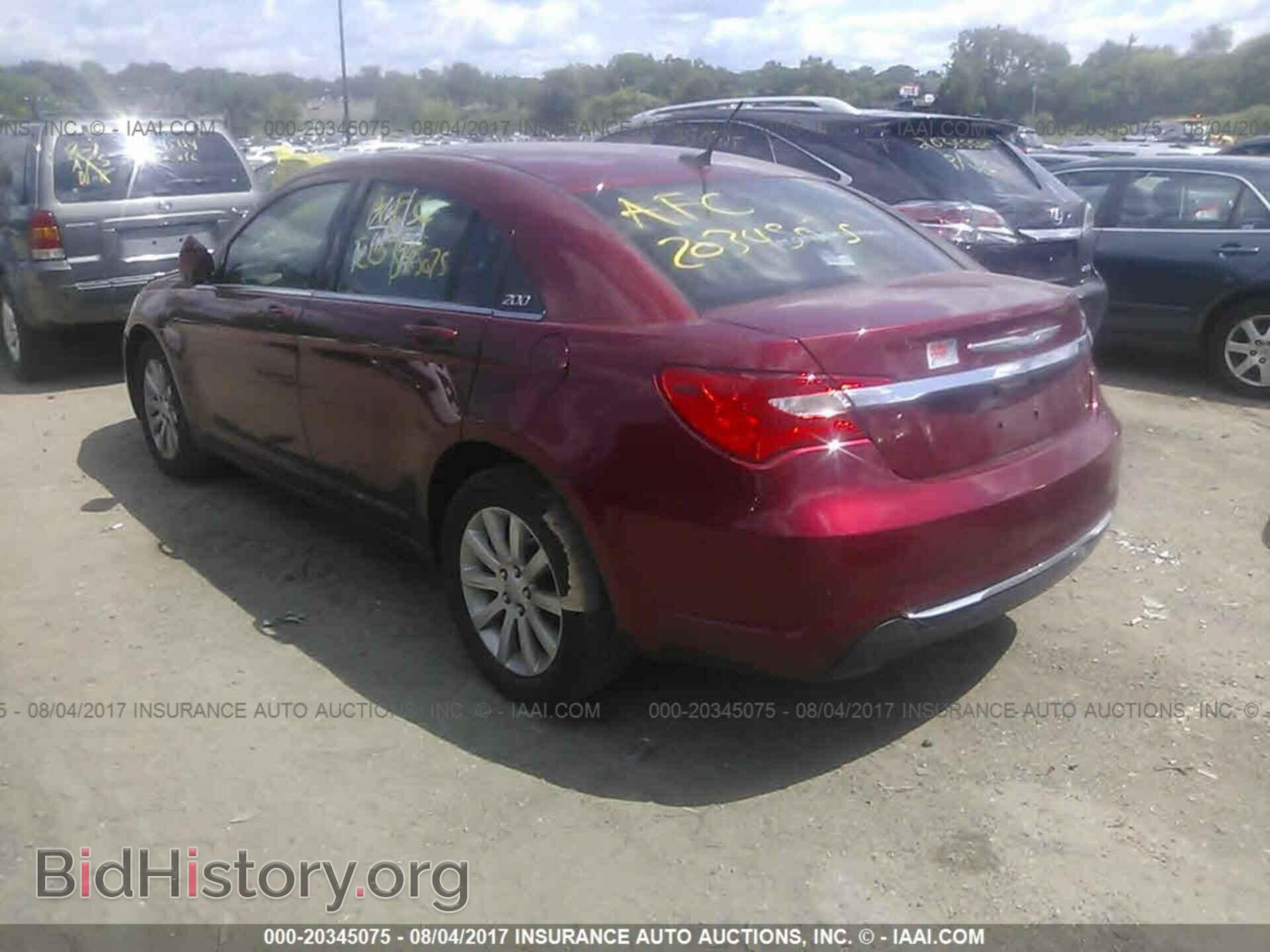 2012 Chrysler 200 - VIN: 1C3CCBBB5CN289449 - Фото 3