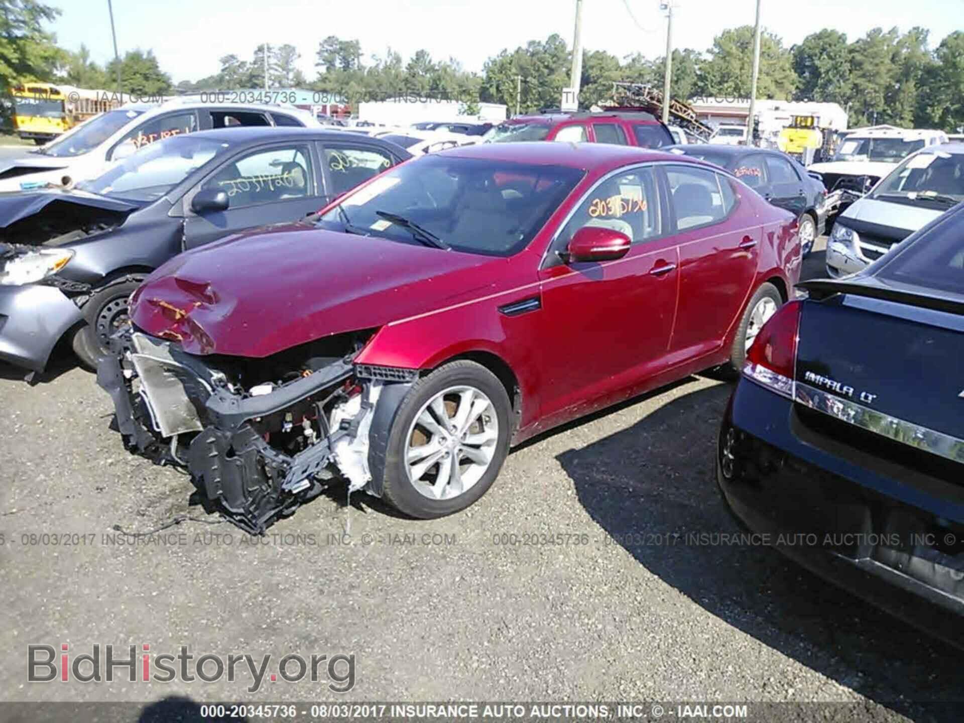 2013 Kia Optima - VIN: 5XXGN4A78DG249282 - Фото 2