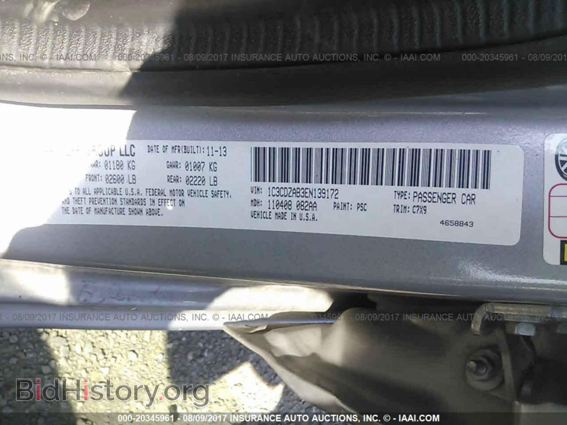 2014 Dodge Avenger - VIN: 1C3CDZAB3EN139172 - Photo 9