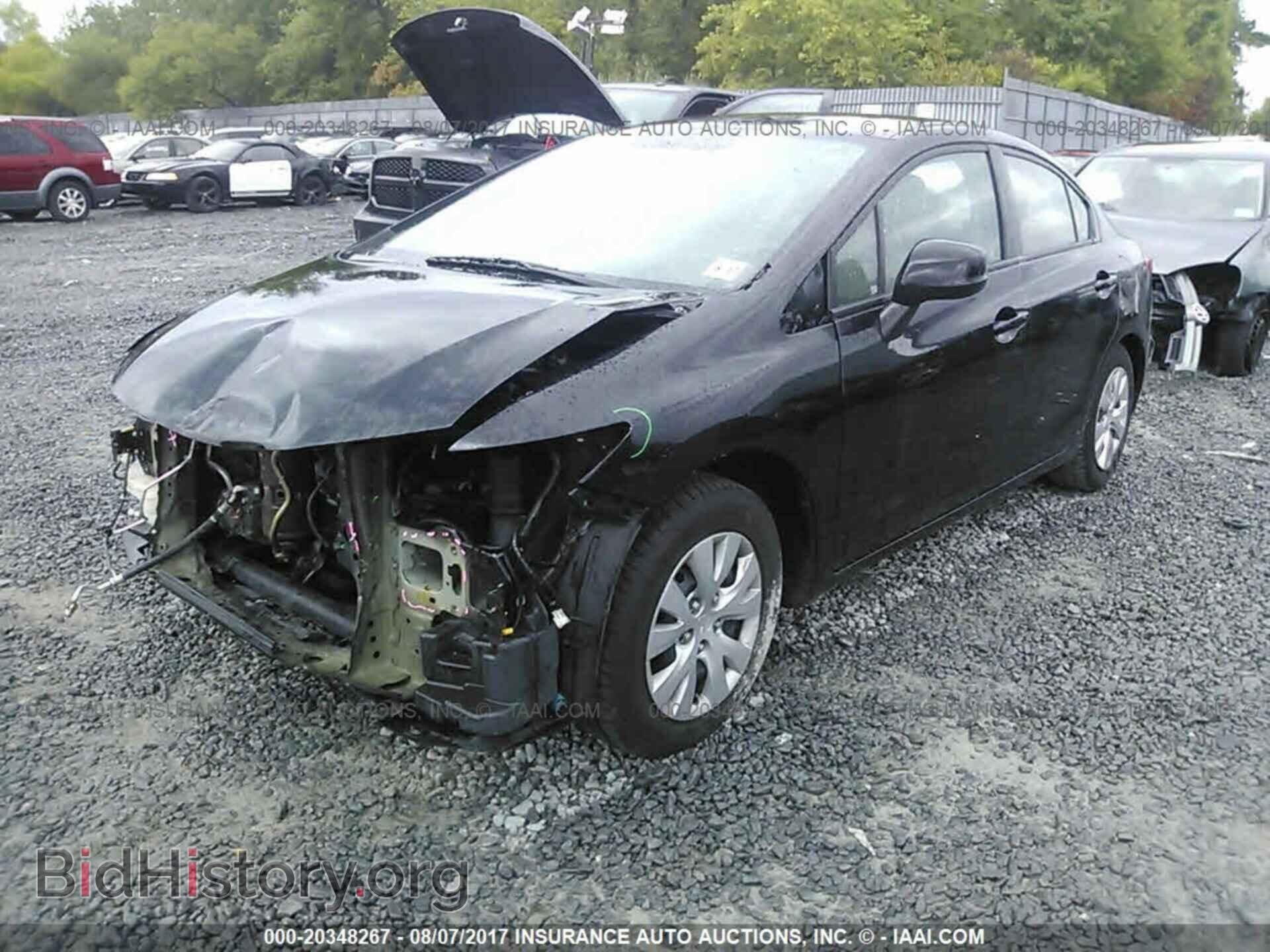 2012 Honda Civic - VIN: 19XFB2F57CE354452 - Фото 2