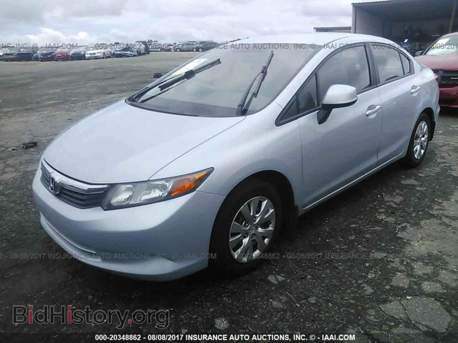 2012 Honda Civic - VIN: 2HGFB2F50CH527508 - Фото 2
