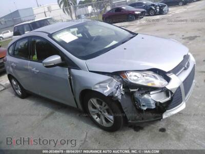 2014 Ford FOCUS, серебристый — VIN 1FADP3K2XEL140078, IAAI