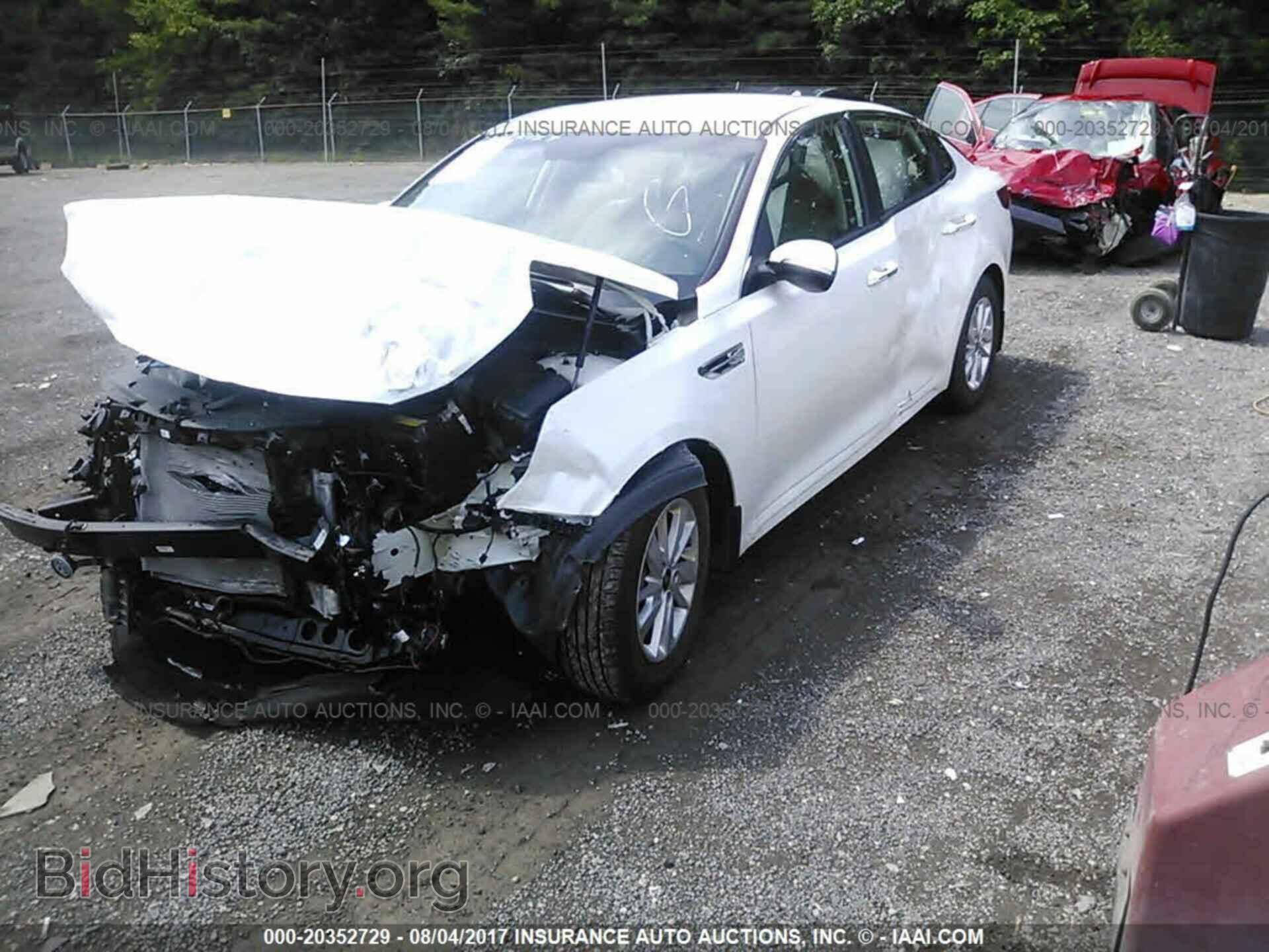 2016 Kia Optima - VIN: KNAGT4L30G5071664 - Фото 2