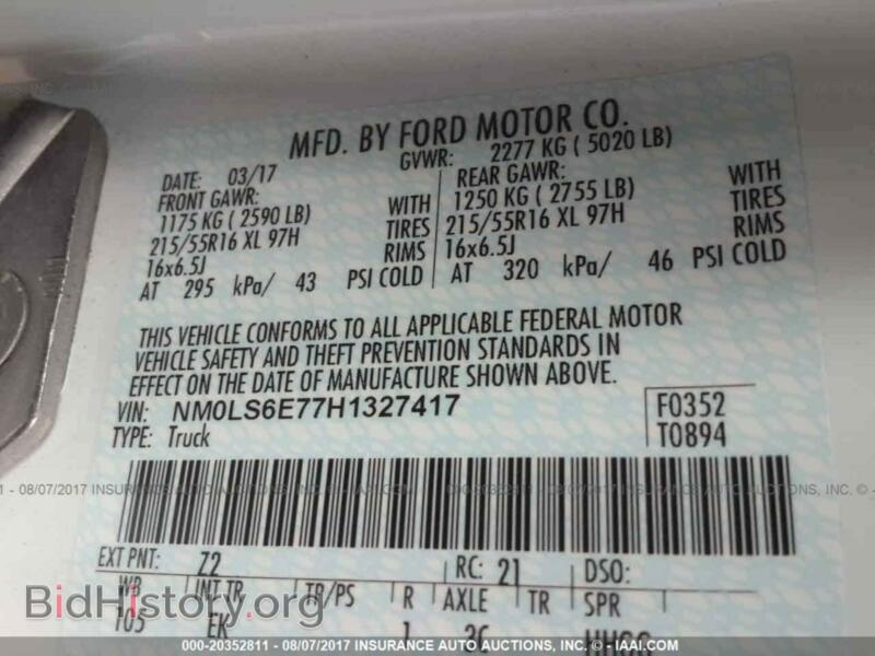 2017 Ford TRANSIT (VIN NM0LS6E77H1327417) — photo 9 of 10