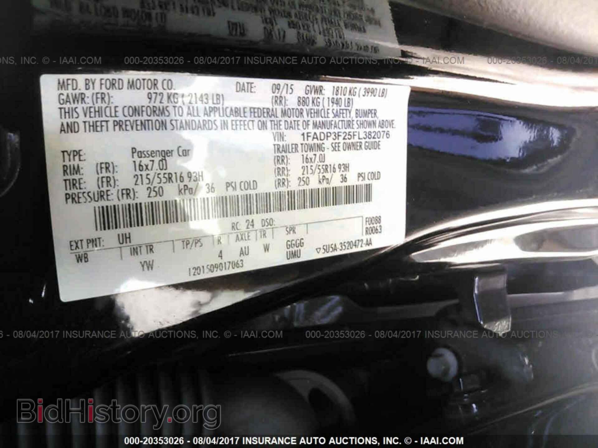 2015 Ford Focus - VIN: 1FADP3F25FL382076 - Фото 9