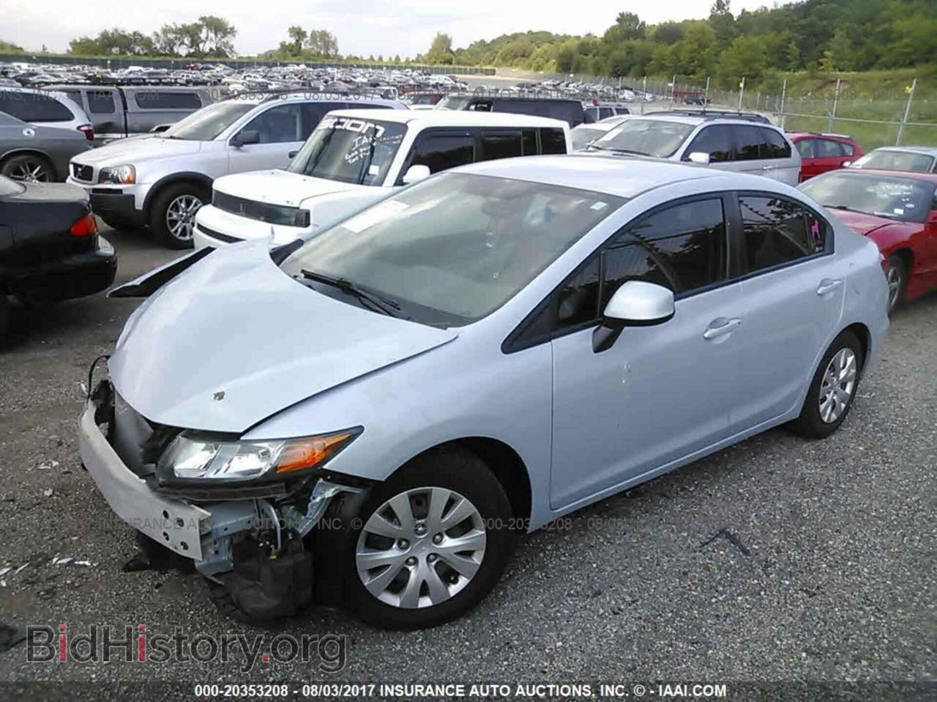 2012 Honda Civic - VIN: 2HGFB2F55CH514690 - Фото 2