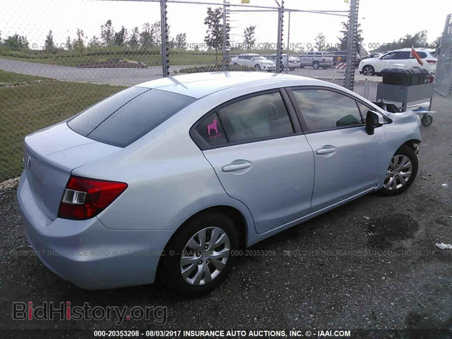 2012 Honda Civic - VIN: 2HGFB2F55CH514690 - Фото 4