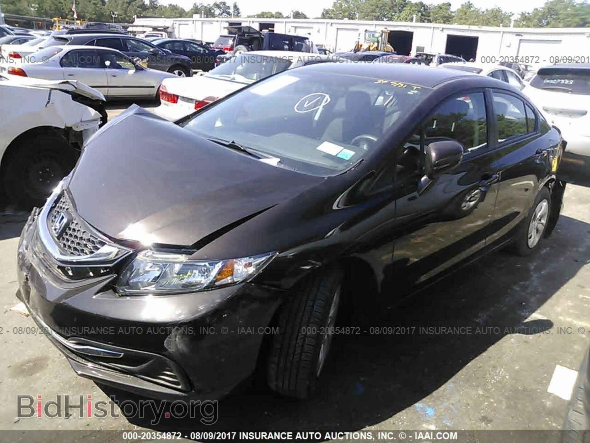 2014 Honda Civic - VIN: 2HGFB2F57EH555499 - Фото 2