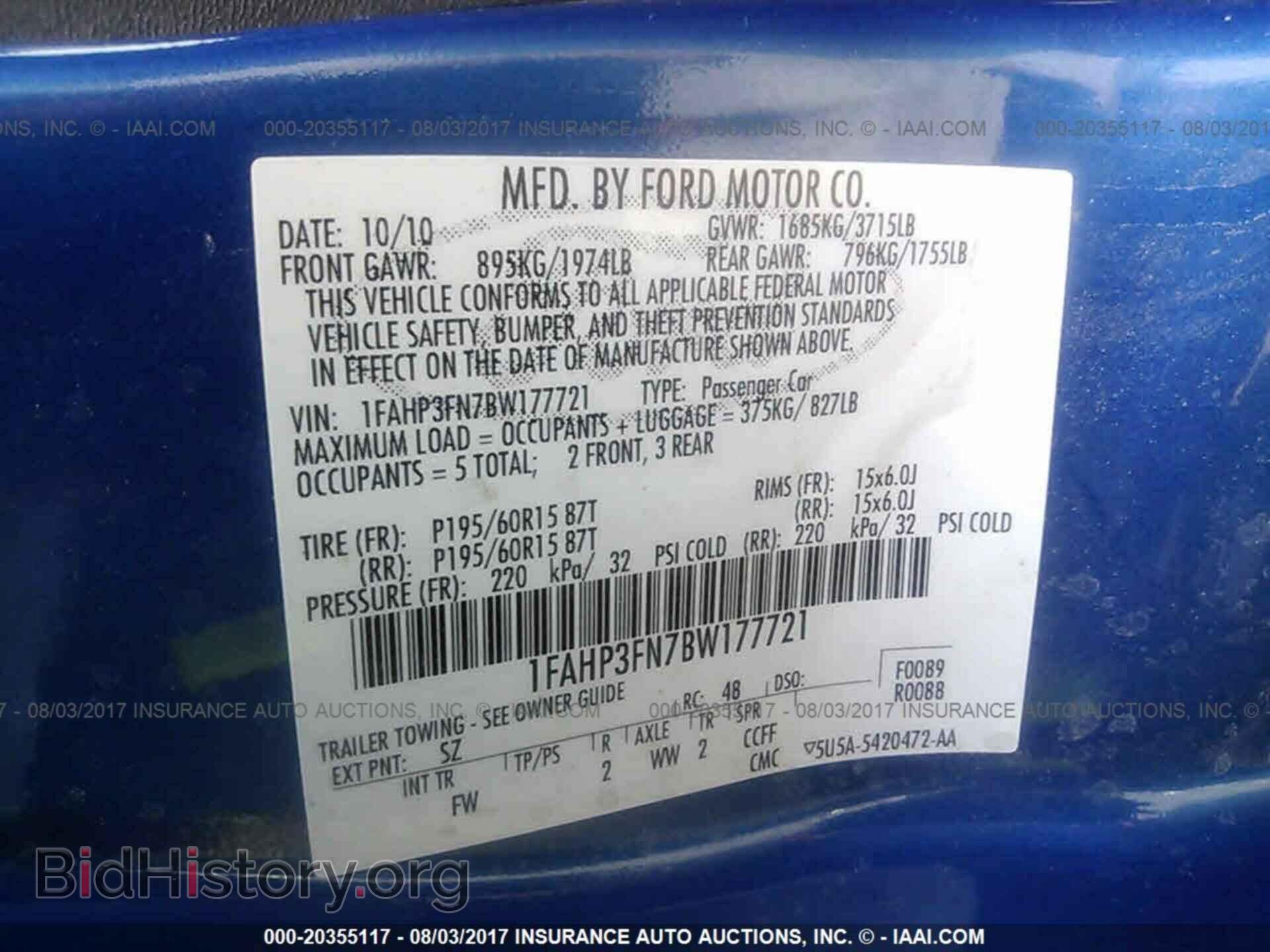 2011 Ford Focus - VIN: 1FAHP3FN7BW177721 - Photo 9