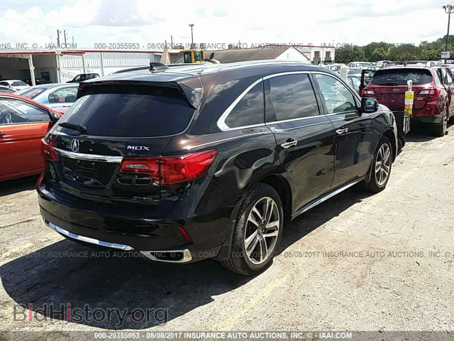 2017 Acura Mdx - VIN: 5FRYD4H89HB017285 - Фото 4