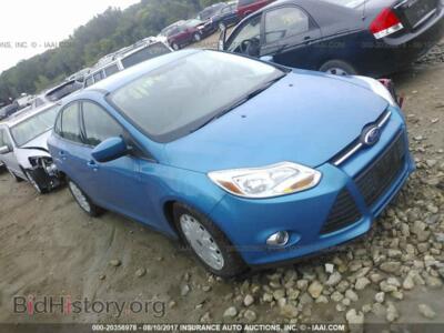 2012 Ford FOCUS, blue — VIN 1FAHP3F27CL236436, IAAI