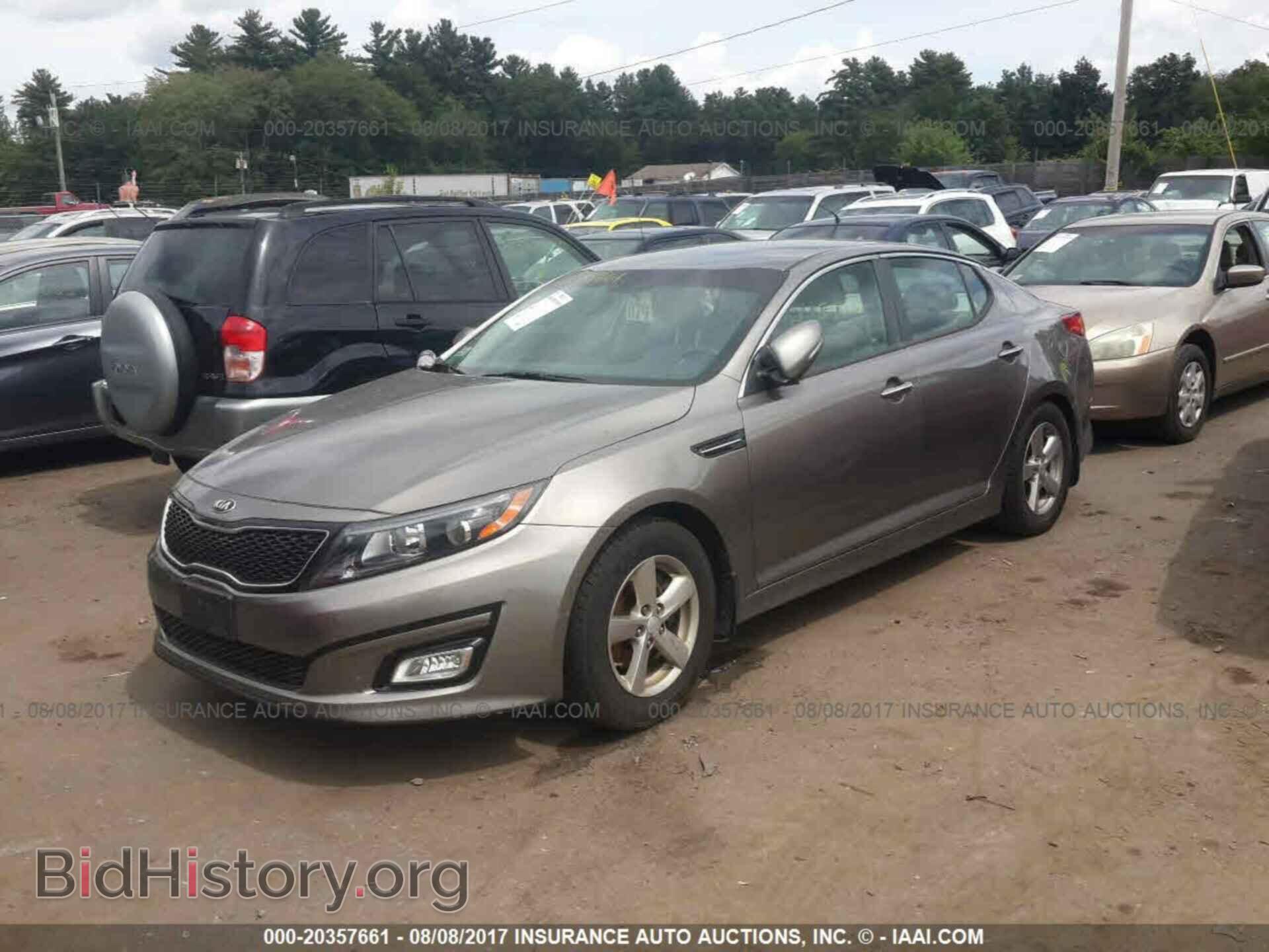 2015 Kia Optima - VIN: 5XXGM4A71FG387252 - Фото 2