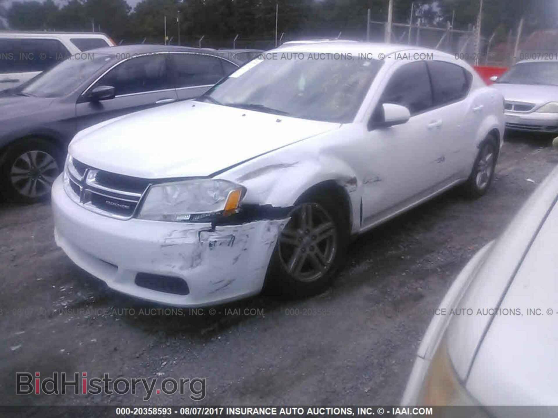 2012 Dodge Avenger - VIN: 1C3CDZCB0CN194768 - Фото 2
