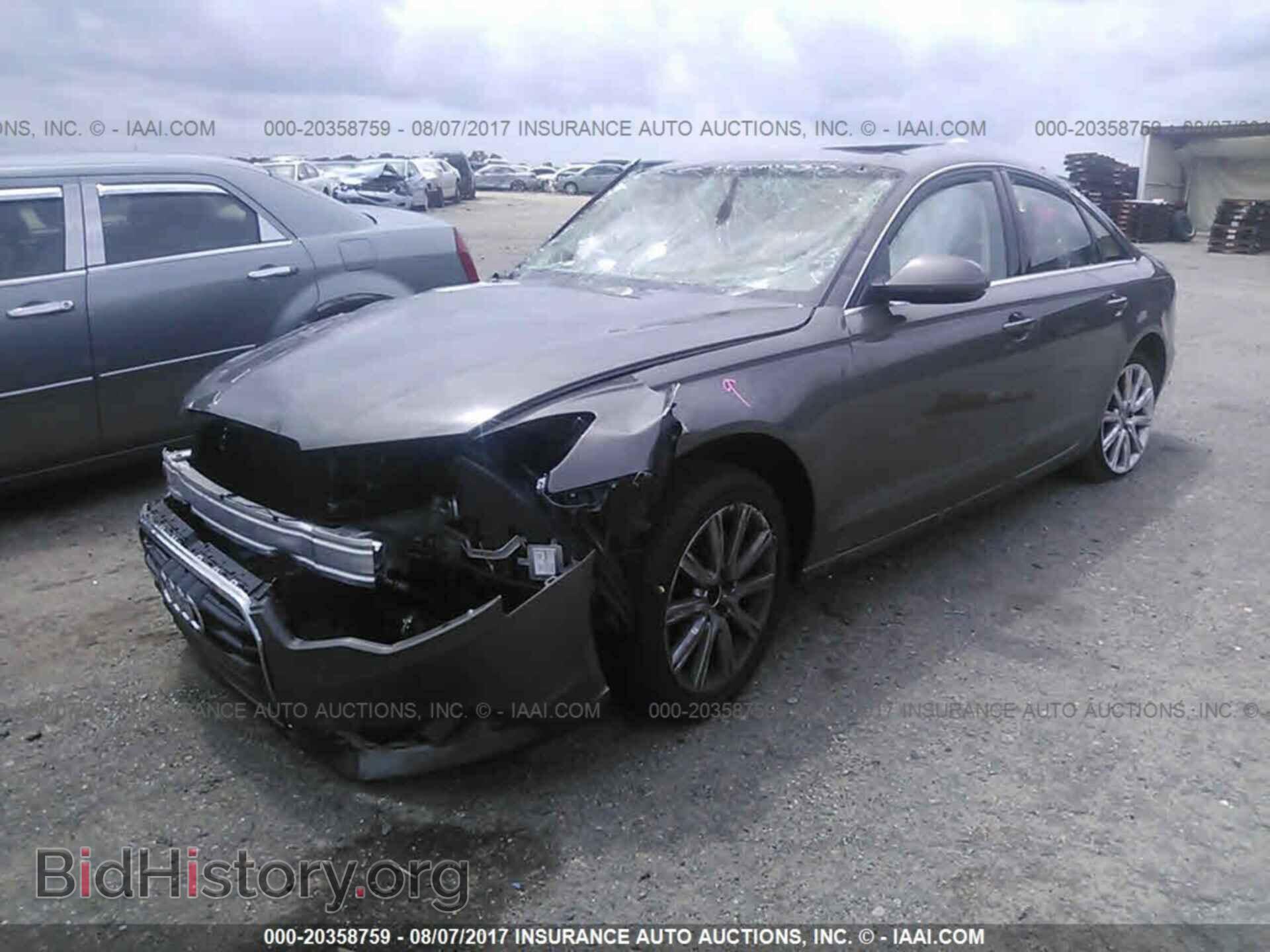 2013 Audi A6 - VIN: WAUGFAFC9DN132412 - Фото 2