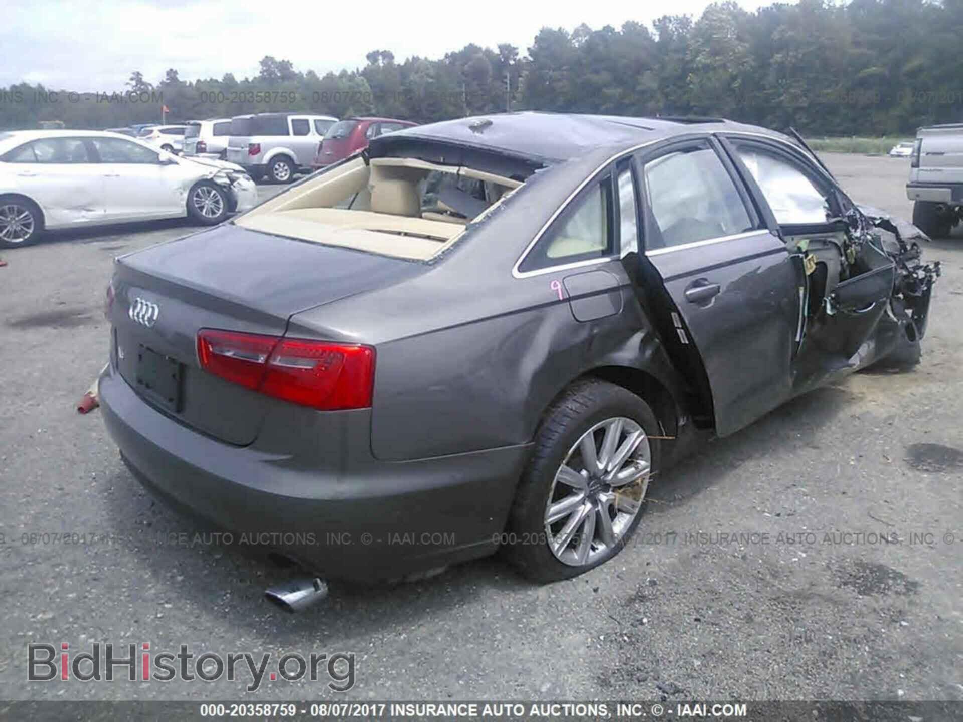 2013 Audi A6 - VIN: WAUGFAFC9DN132412 - Фото 4