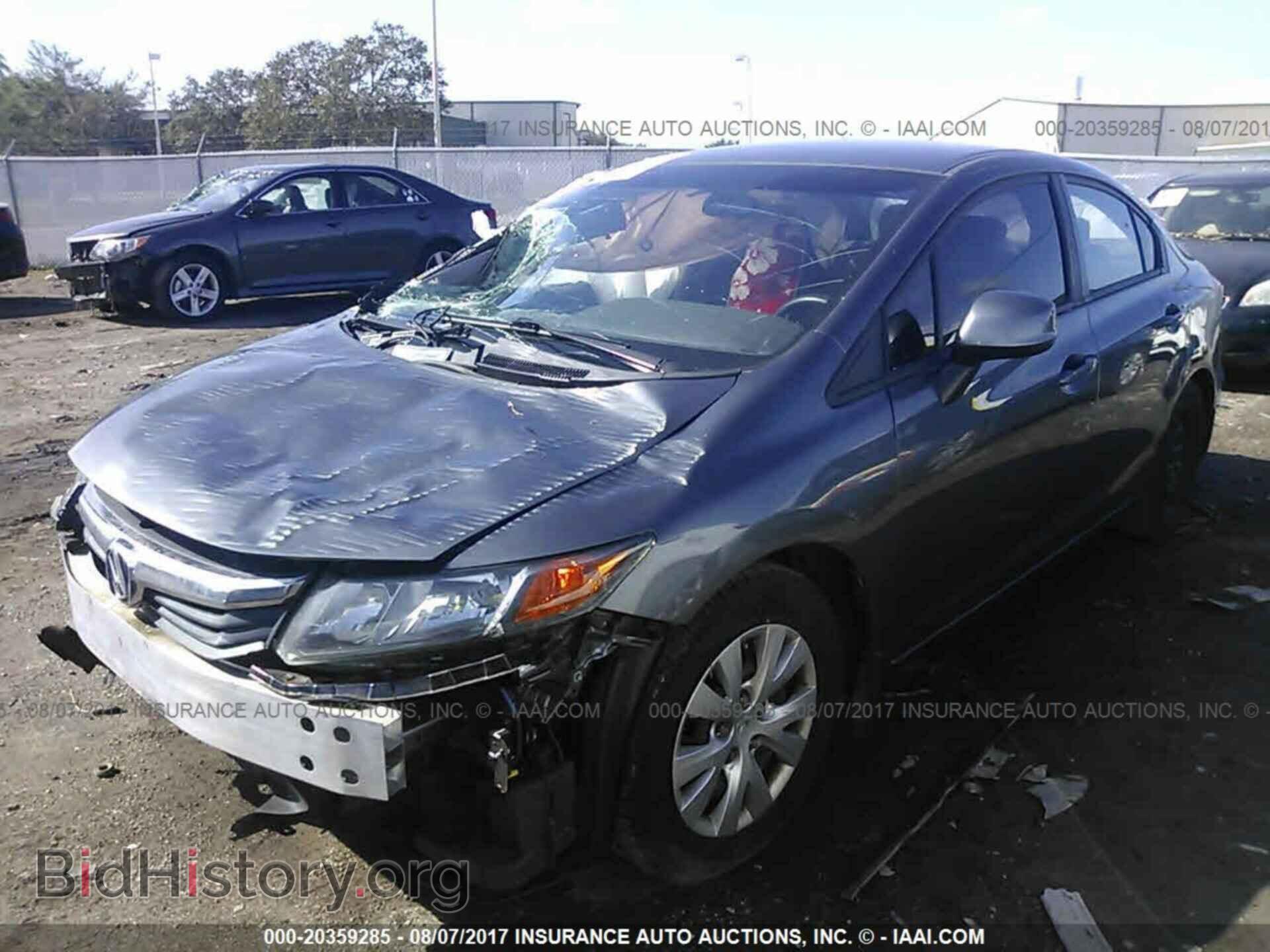 2012 Honda Civic - VIN: 19XFB2F53CE036649 - Photo 2