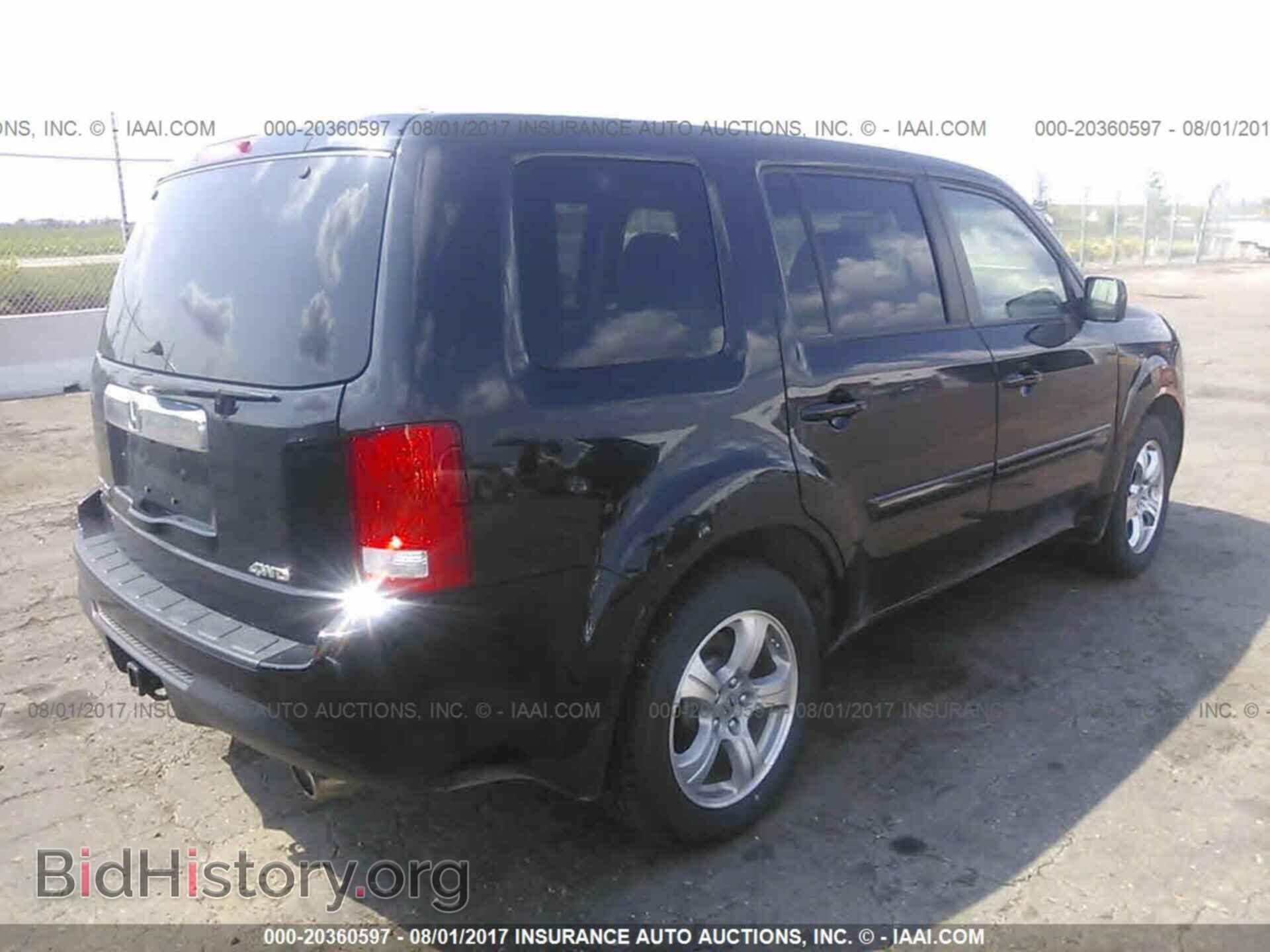 2012 Honda Pilot - VIN: 5FNYF4H66CB032829 - Фото 4