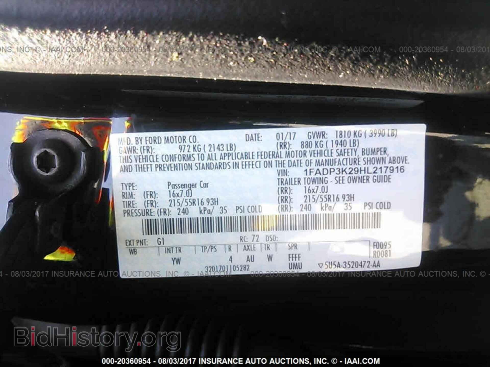 2017 Ford Focus - VIN: 1FADP3K29HL217916 - Photo 9