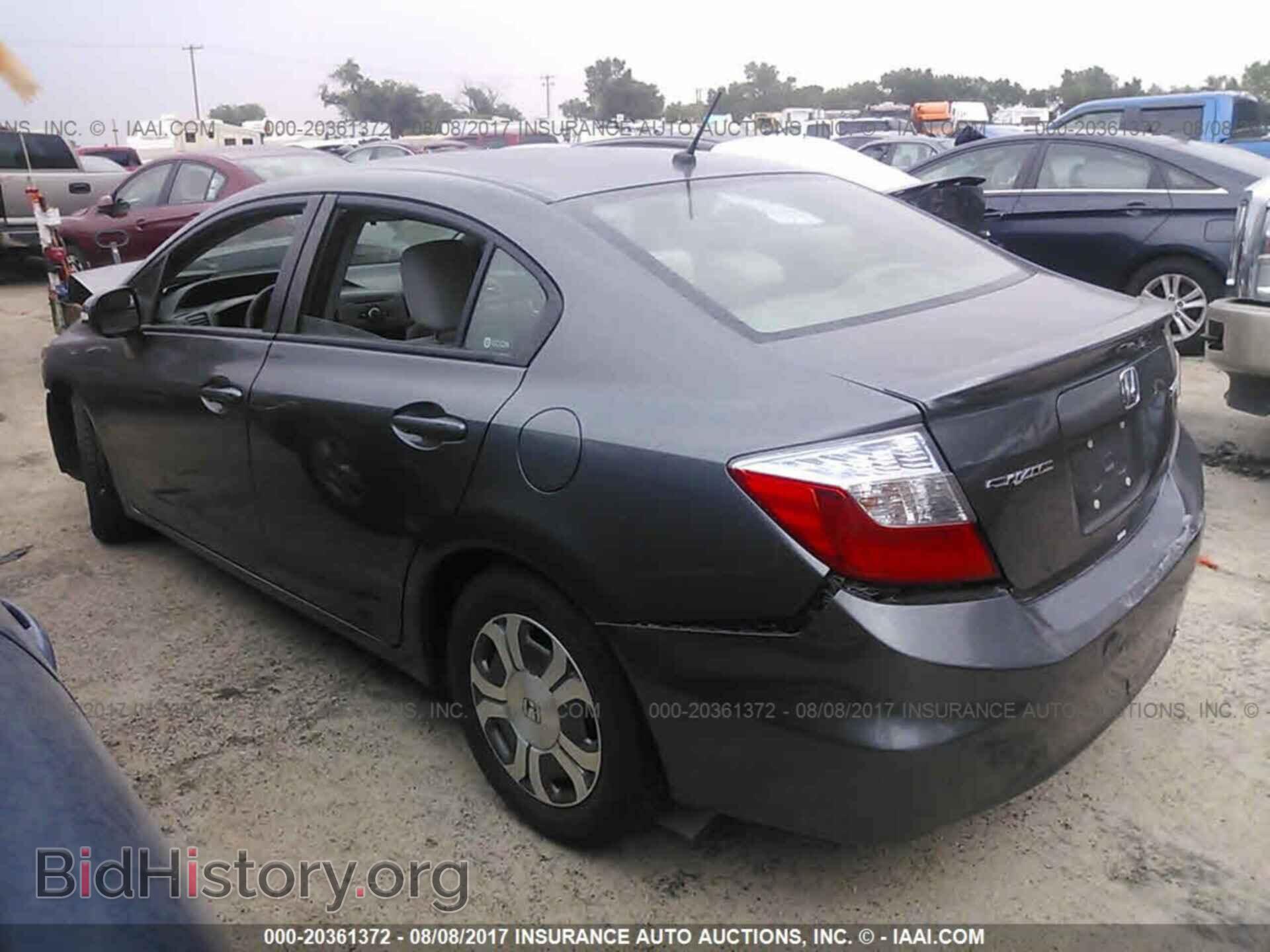 2012 Honda Civic - VIN: JHMFB4F25CS000586 - Фото 3