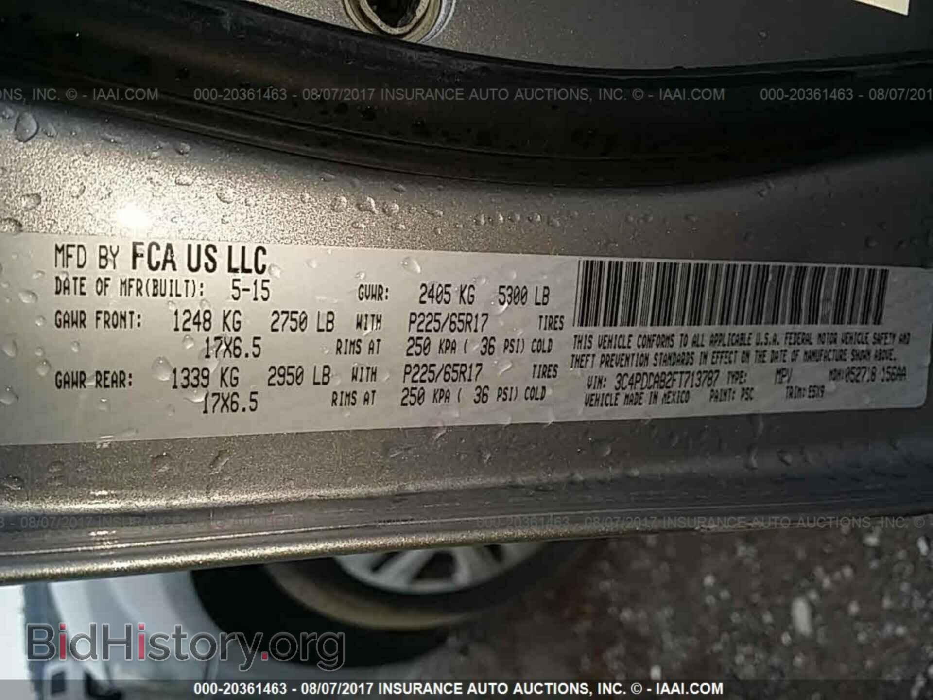 2015 Dodge Journey - VIN: 3C4PDCAB2FT713787 - Photo 9