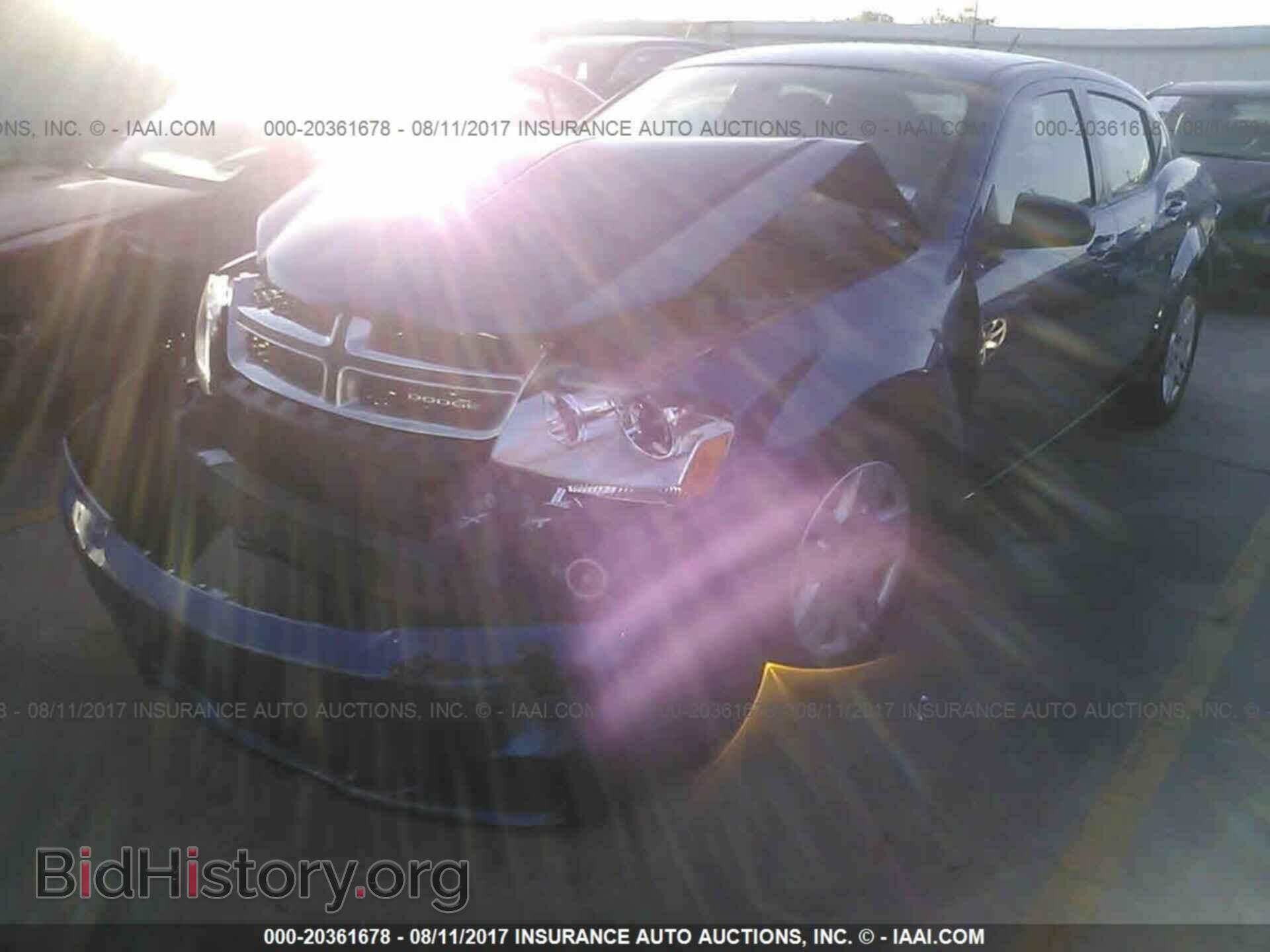 2014 Dodge Avenger - VIN: 1C3CDZAB2EN187729 - Фото 2