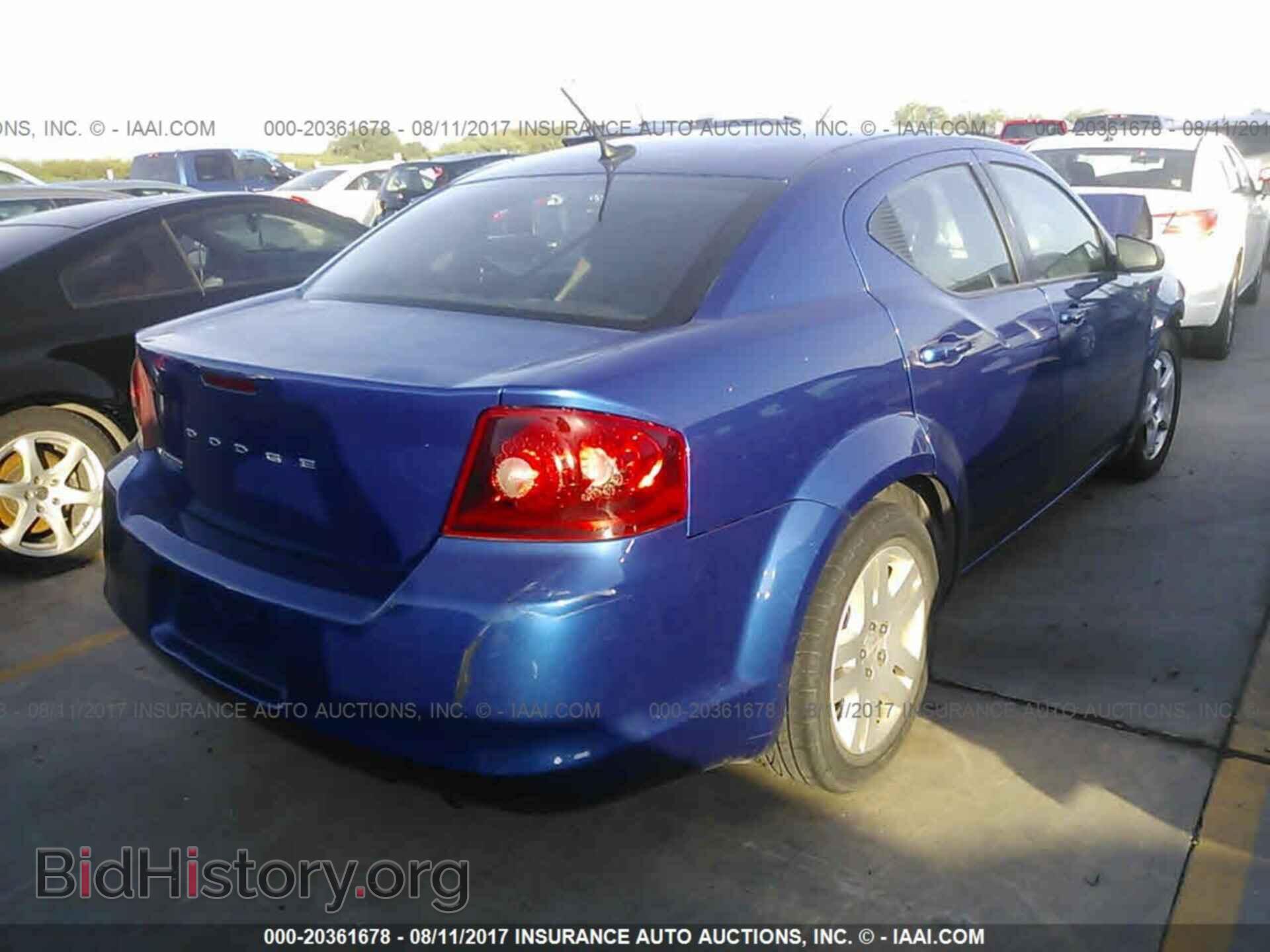 2014 Dodge Avenger - VIN: 1C3CDZAB2EN187729 - Фото 4